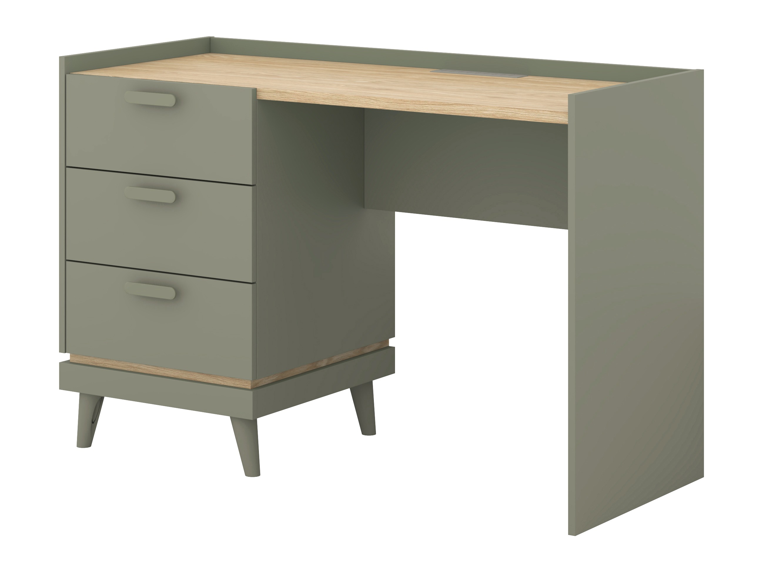 Skrivebord Fertalu 103 (Grøn + Egetræ)