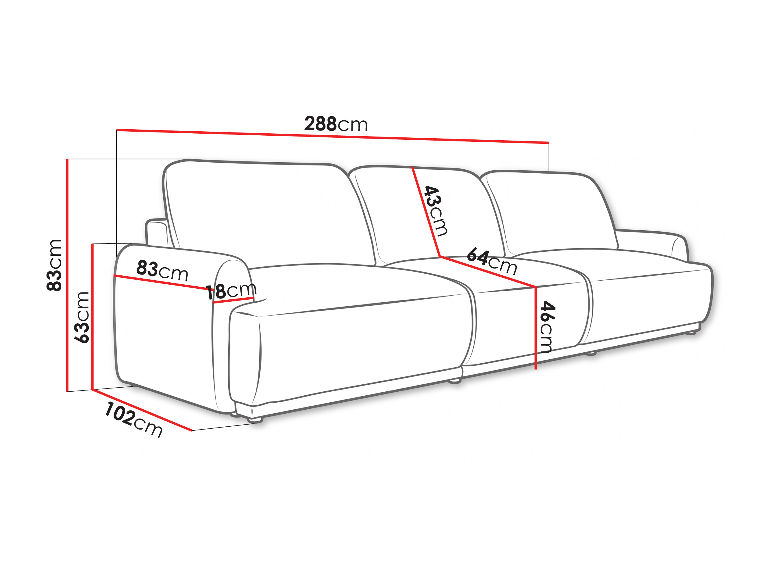Sofa Cavfeni 102 (Cremona 02)
