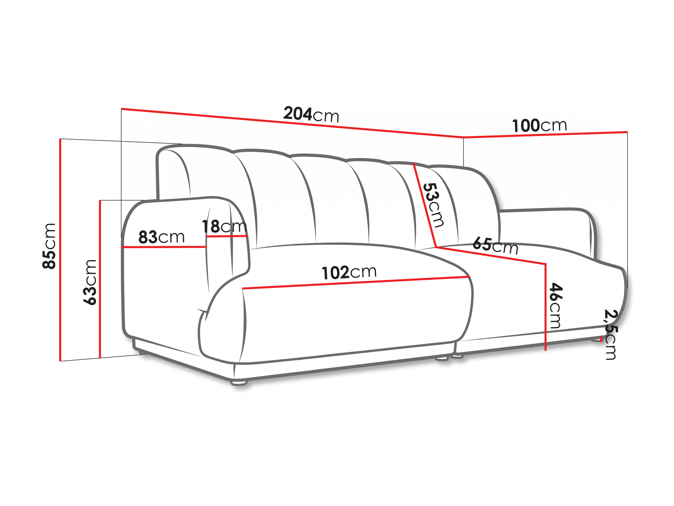 Sofa Lufkin 143 (Gerra 125)