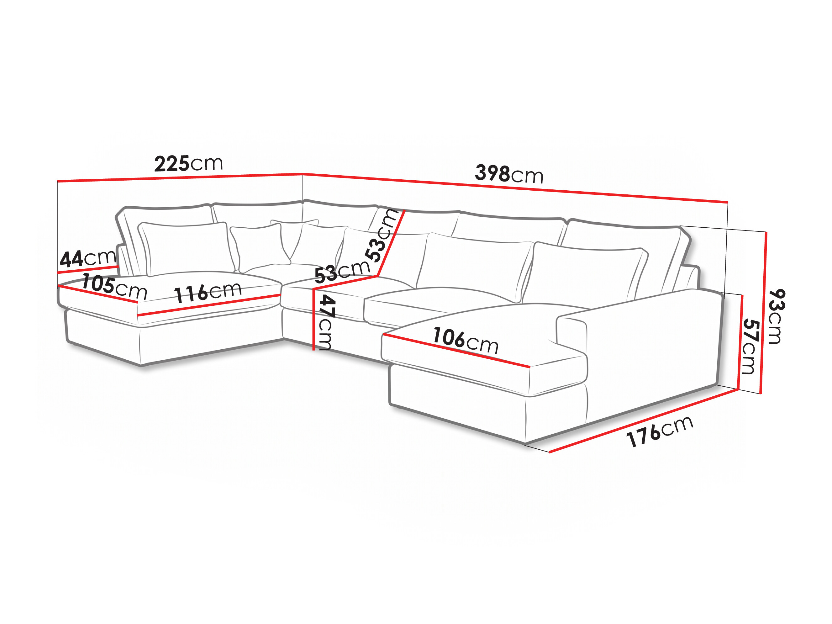 Hjørnesofa Lufkin 139 (Lincoln 03)