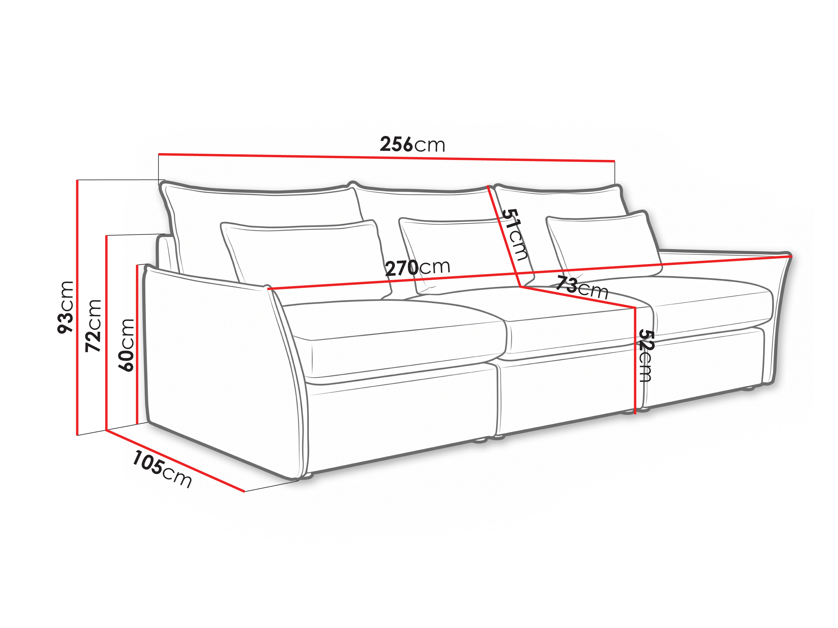 Sofa Fersali 102 (Lincoln 83)