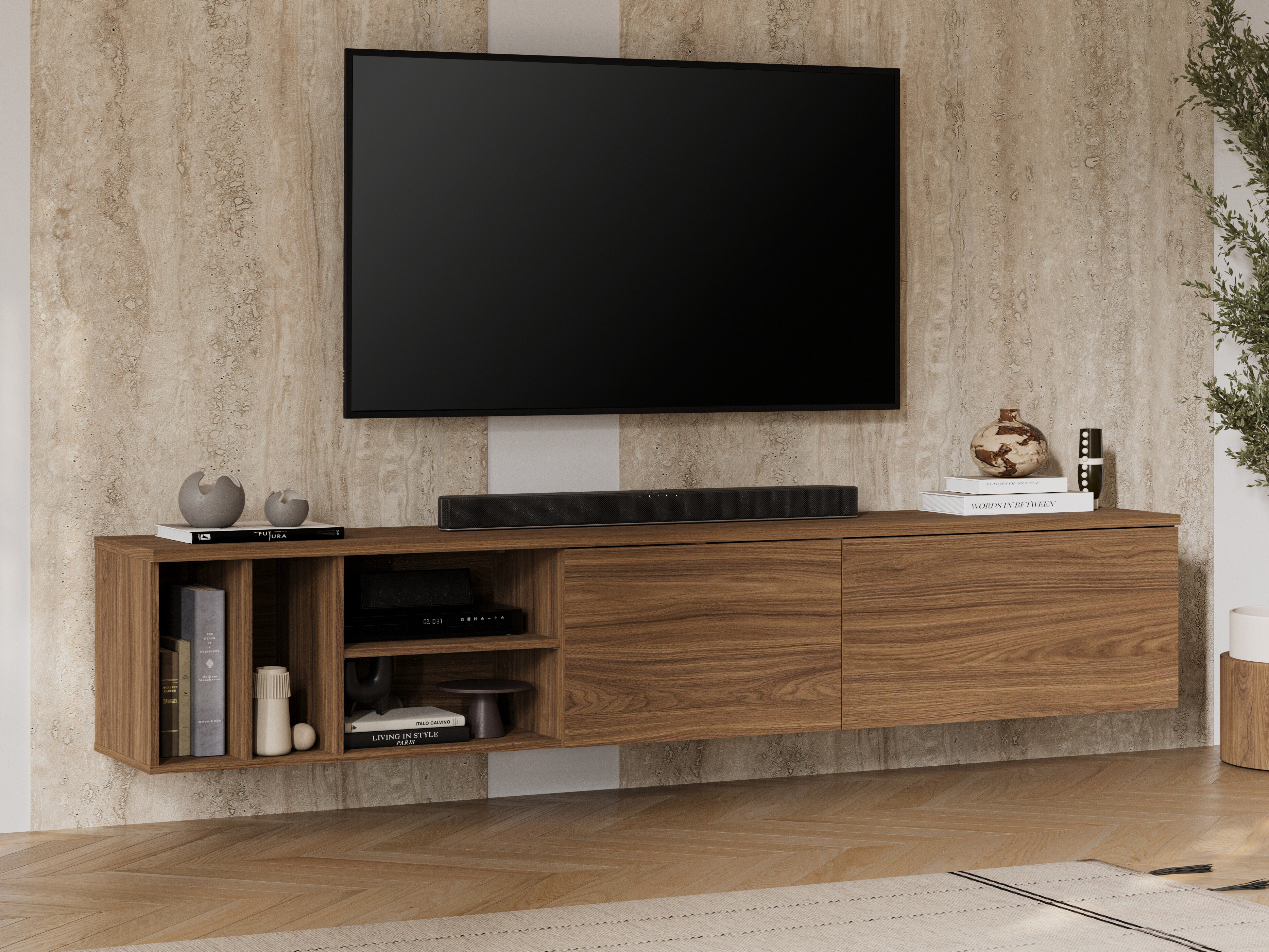 TV-bord Austin 397 (Valnød)