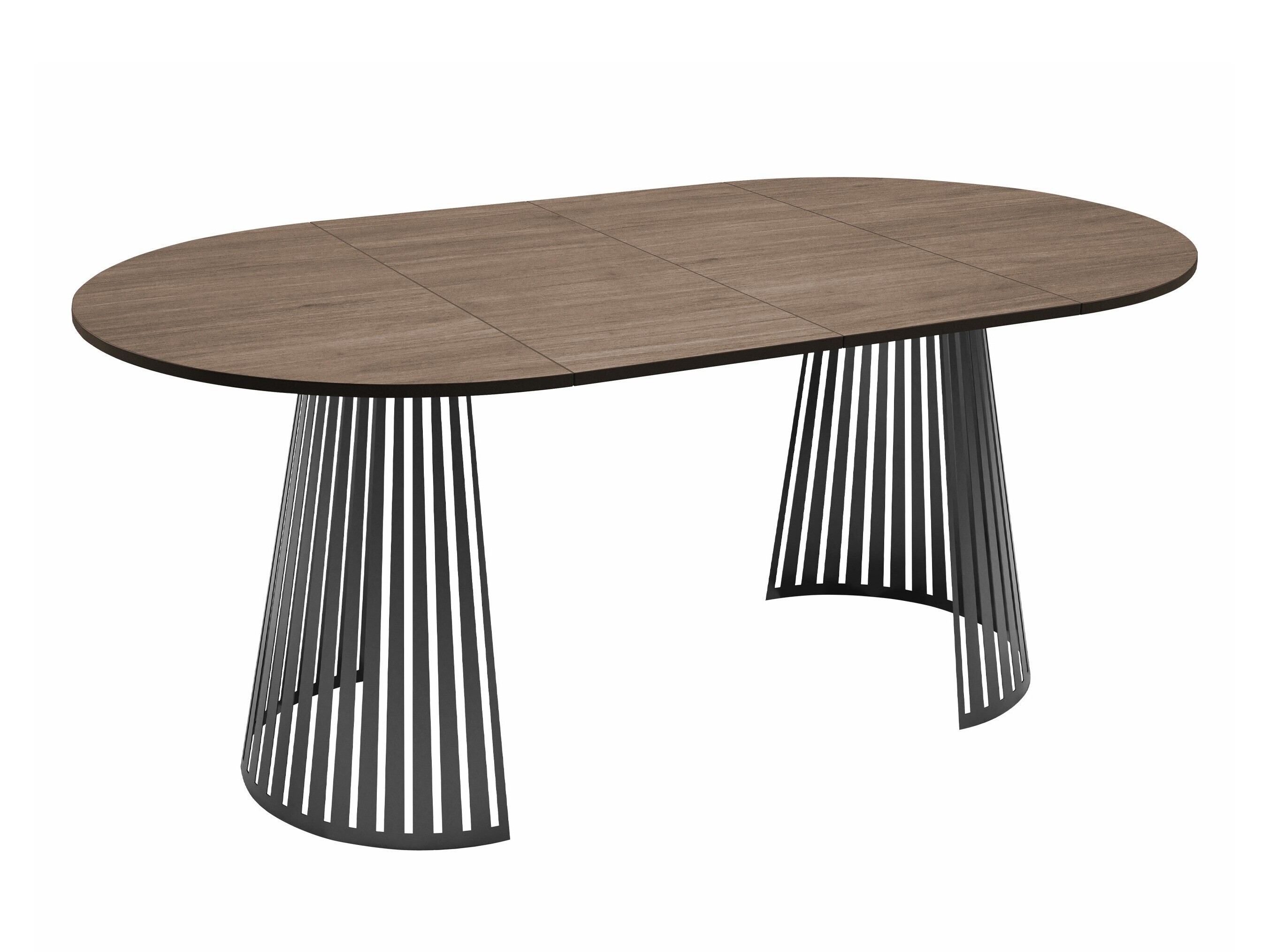 Bord Prudentia (Hvid marmor + Sort)