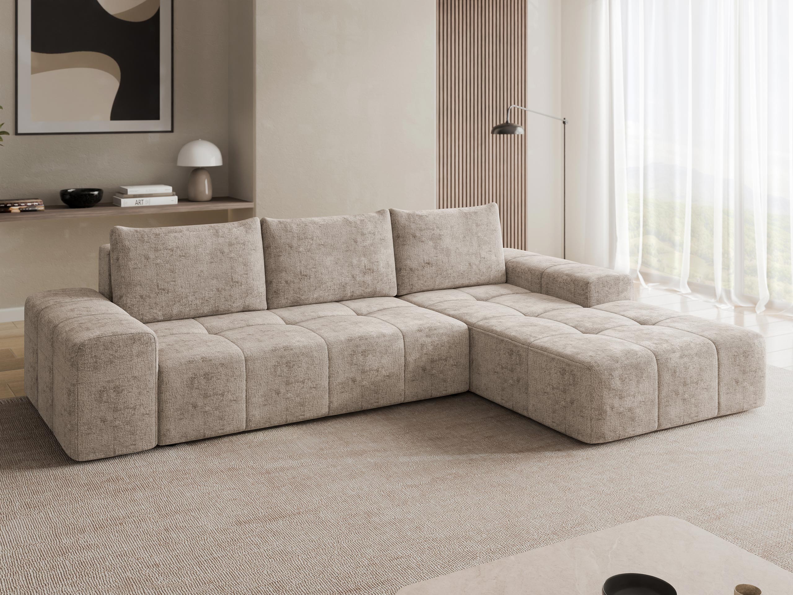 Hjørnesofa Comfivo Origor I (Milky 80)
