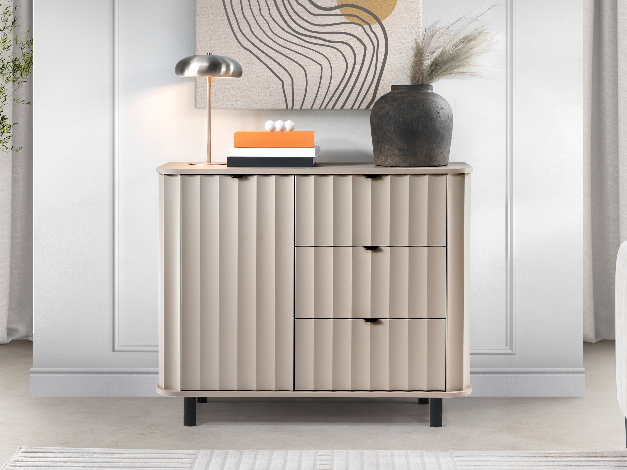 Kommode Larala 102 (Grå beige)