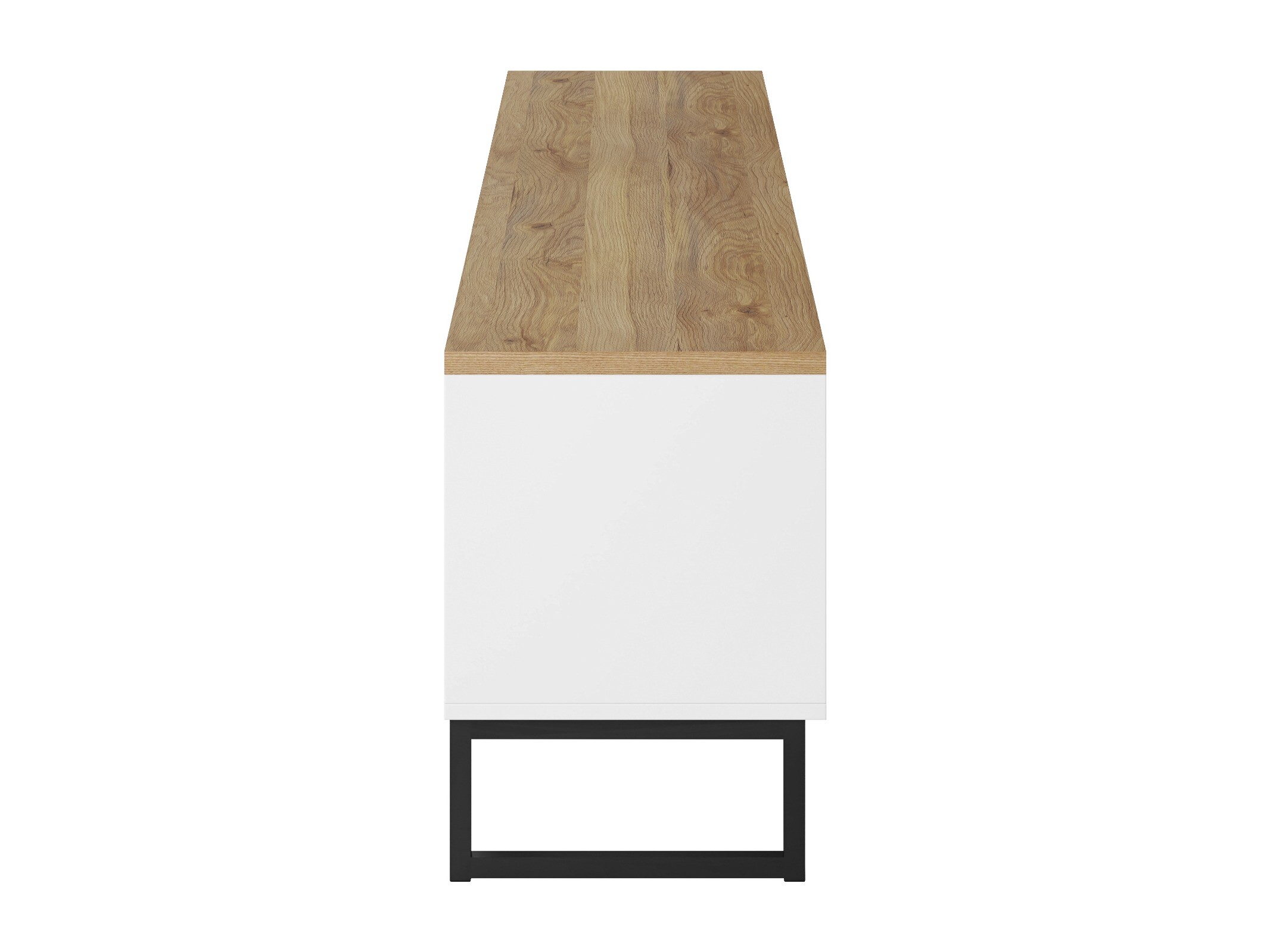 TV-bord Camtolo 101 (Hvid + Lys eg)