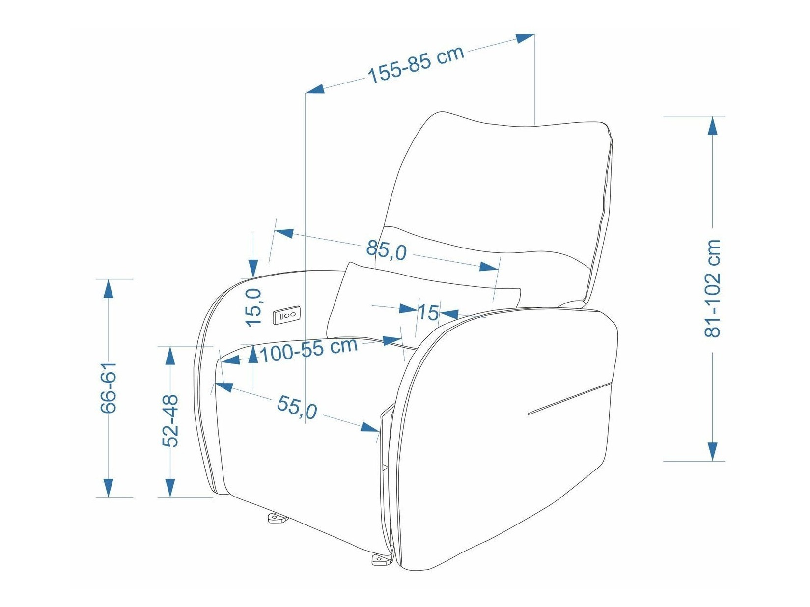 Hvilestol Houston 2226 (Maloy 11)
