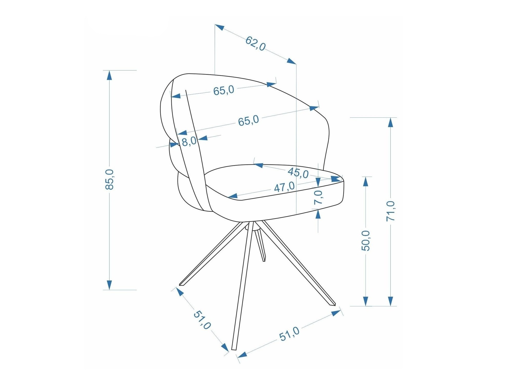Stol Houston 2224 (Amicasa 02)
