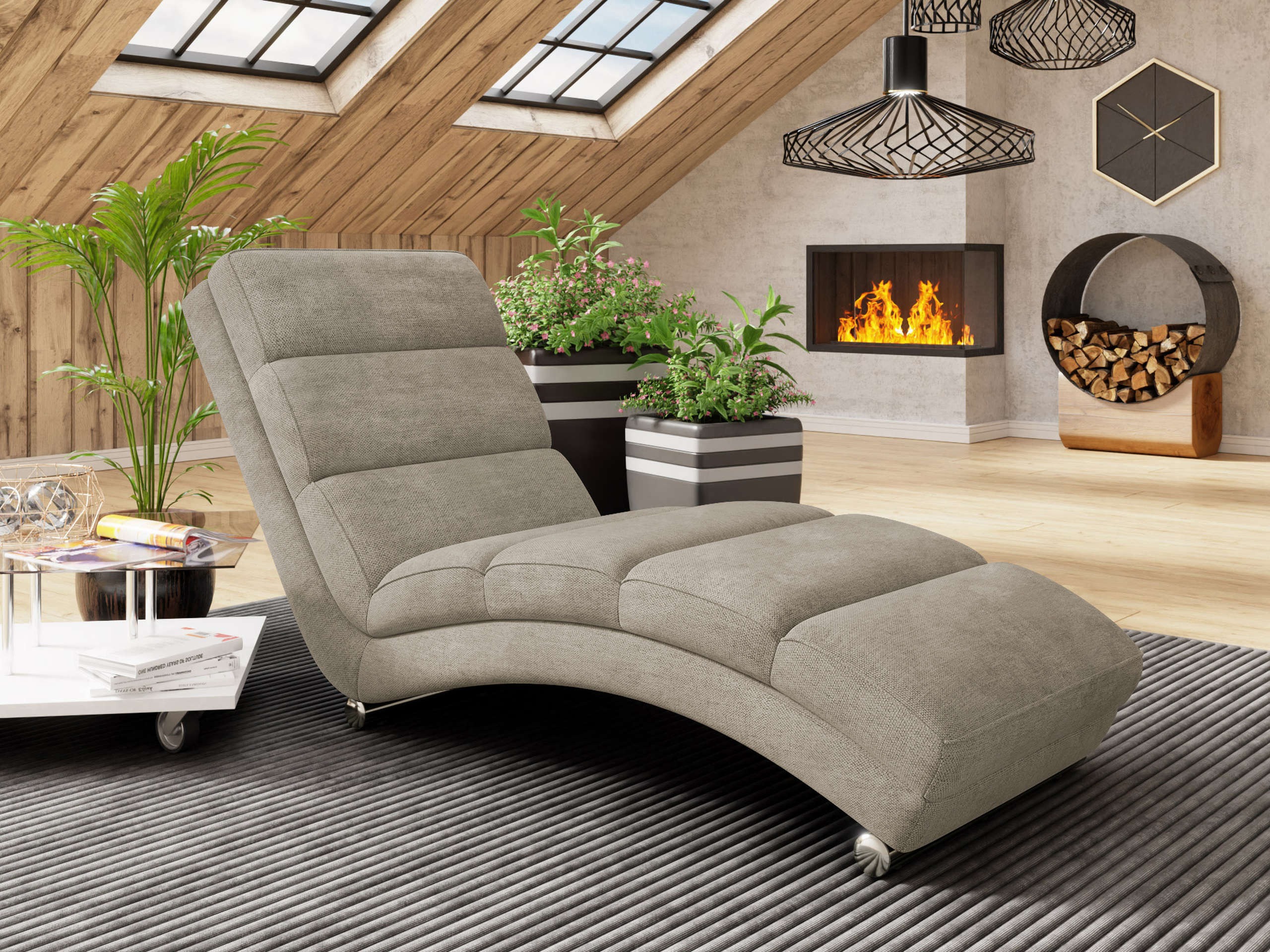 Chaiselong Comfivo Pirum (Spirit Taupe)
