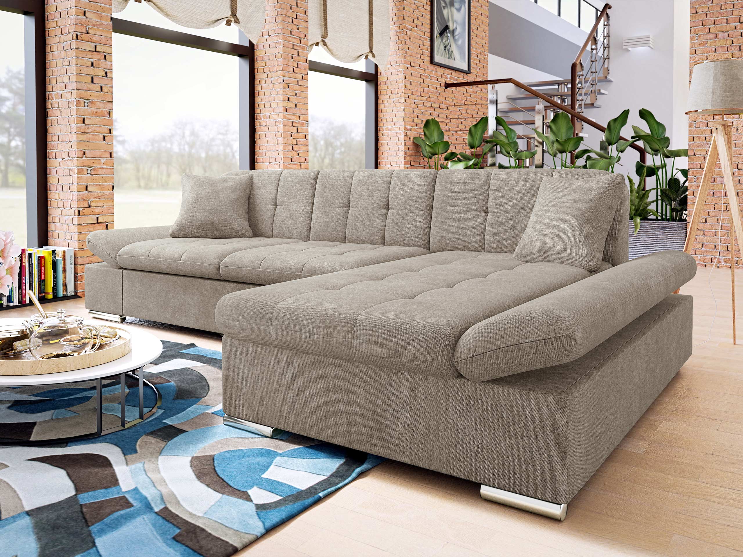 Hjørnesofa Comfivo Sanitas I (Spirit Taupe)