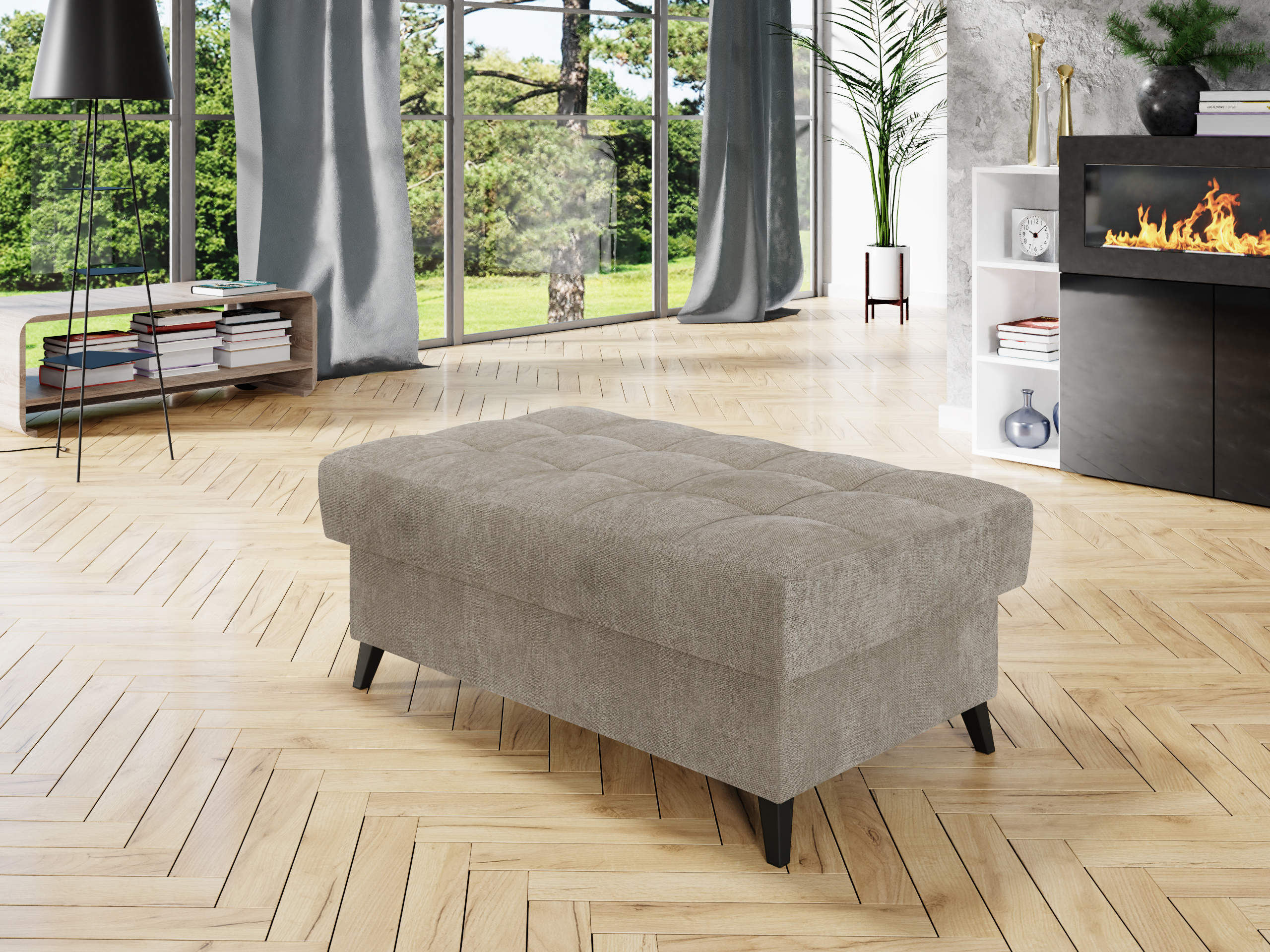 Polstret bænk Comfivo Agnus (Spirit Taupe)