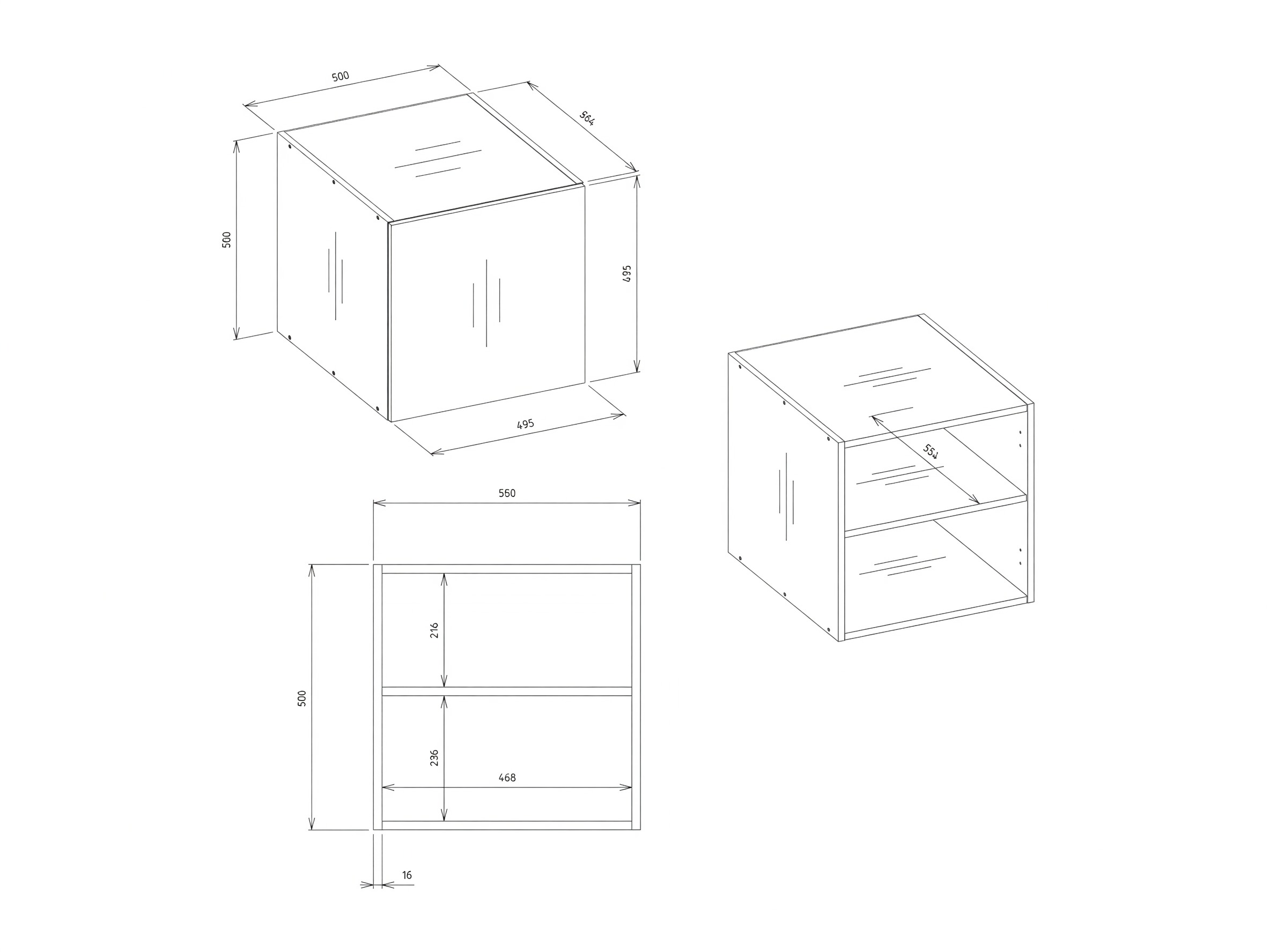 Garderobeskab Mandeville 398