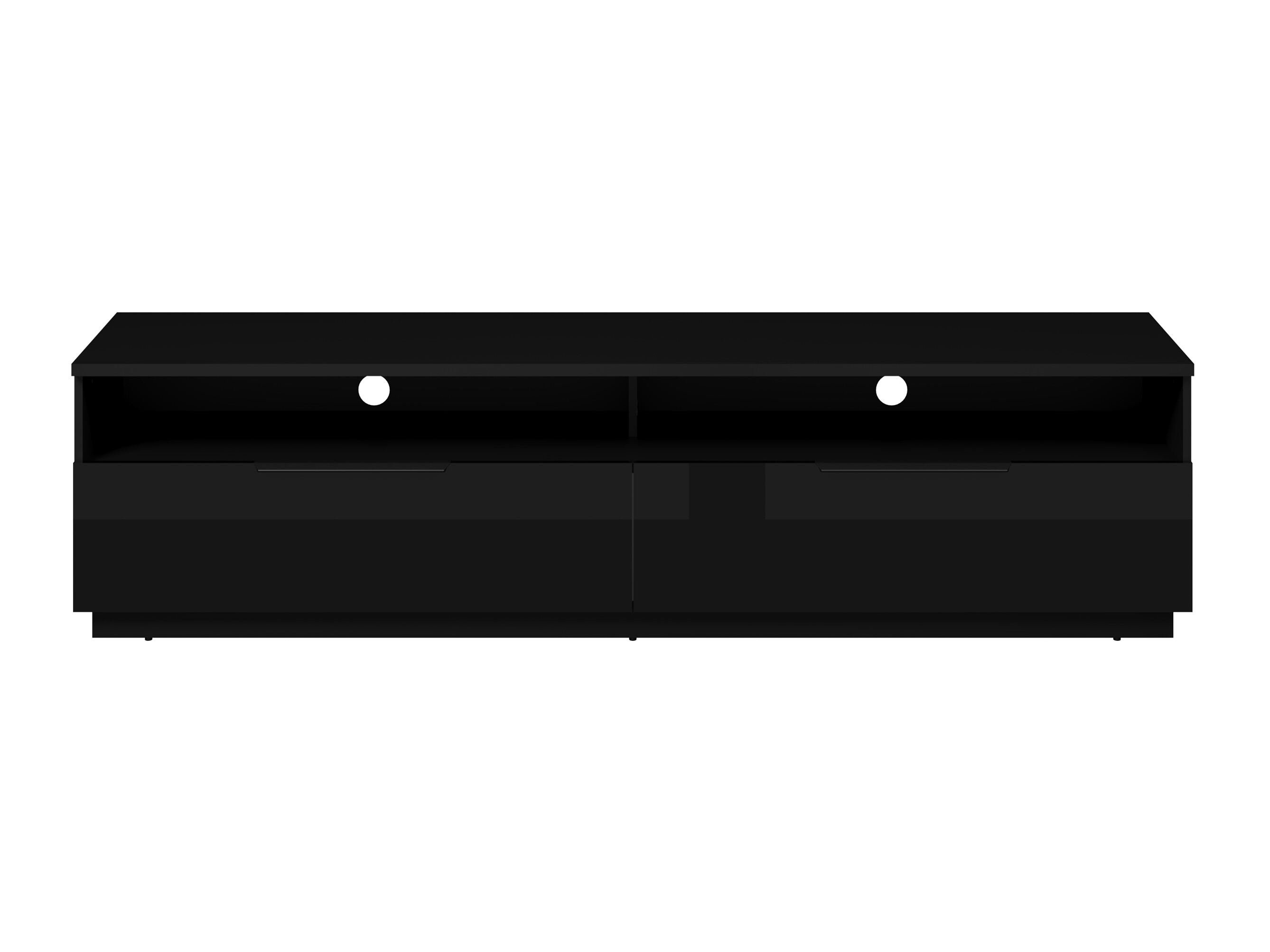 TV-bord Talevaro 102 (Sort + Blank sort)