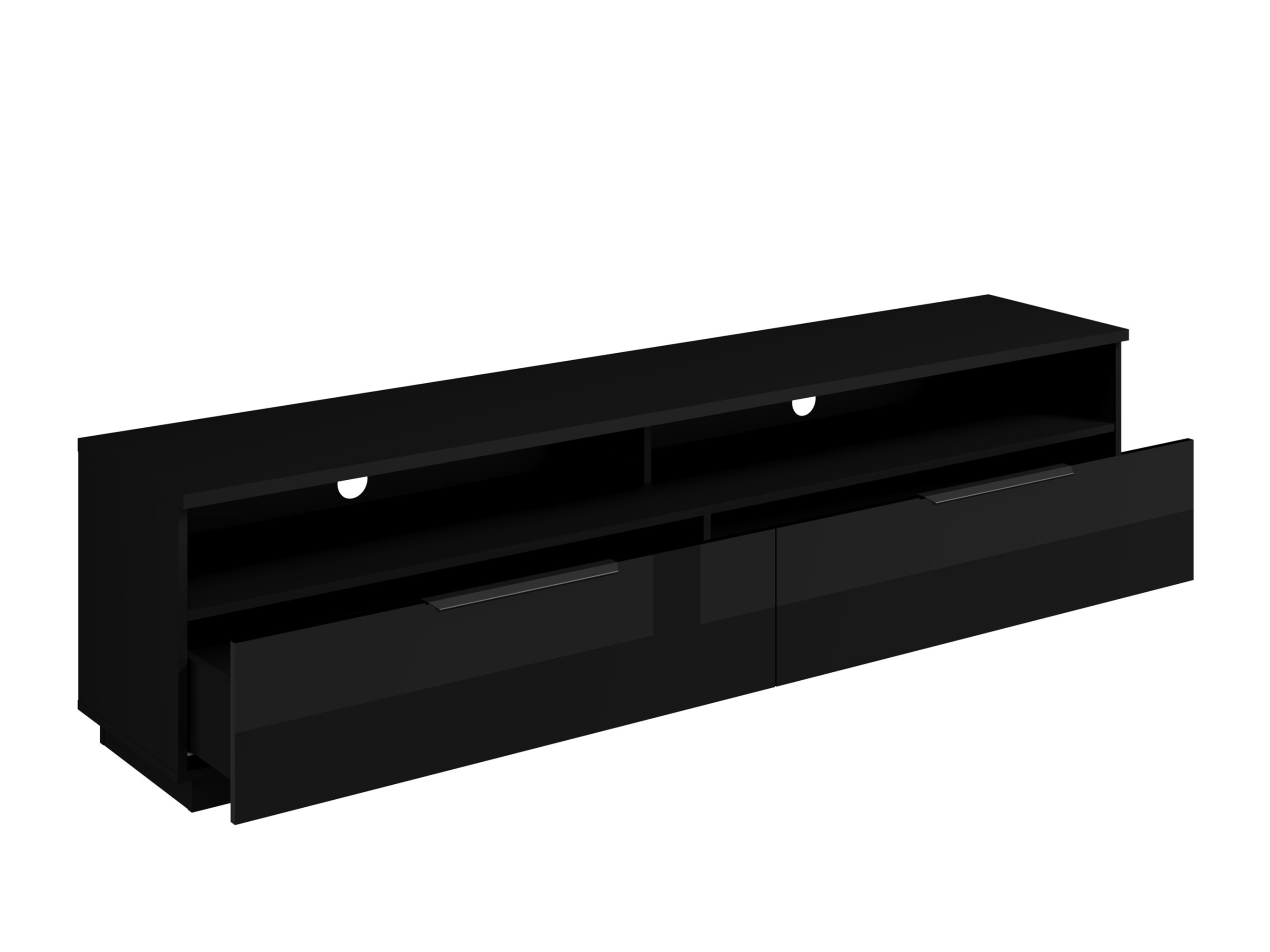 TV-bord Talevaro 102 (Sort + Blank sort)