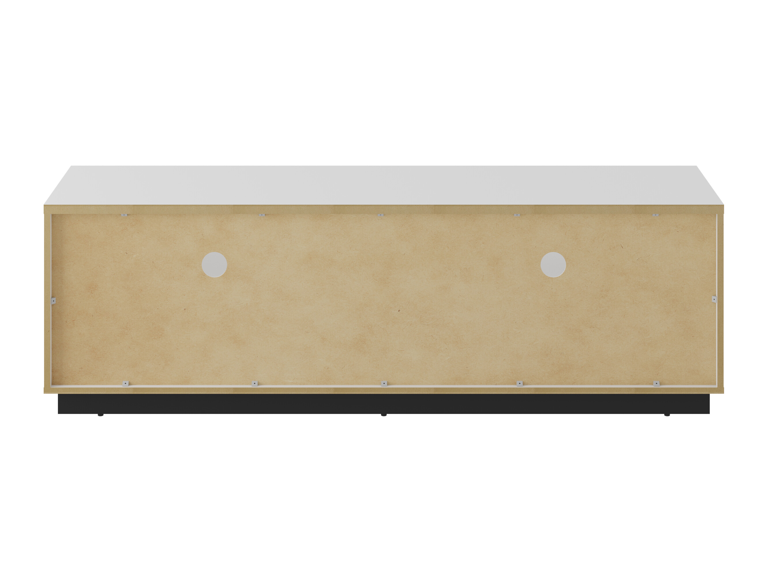 TV-bord Talevaro 103 (Hvid + Glansfuld hvid)