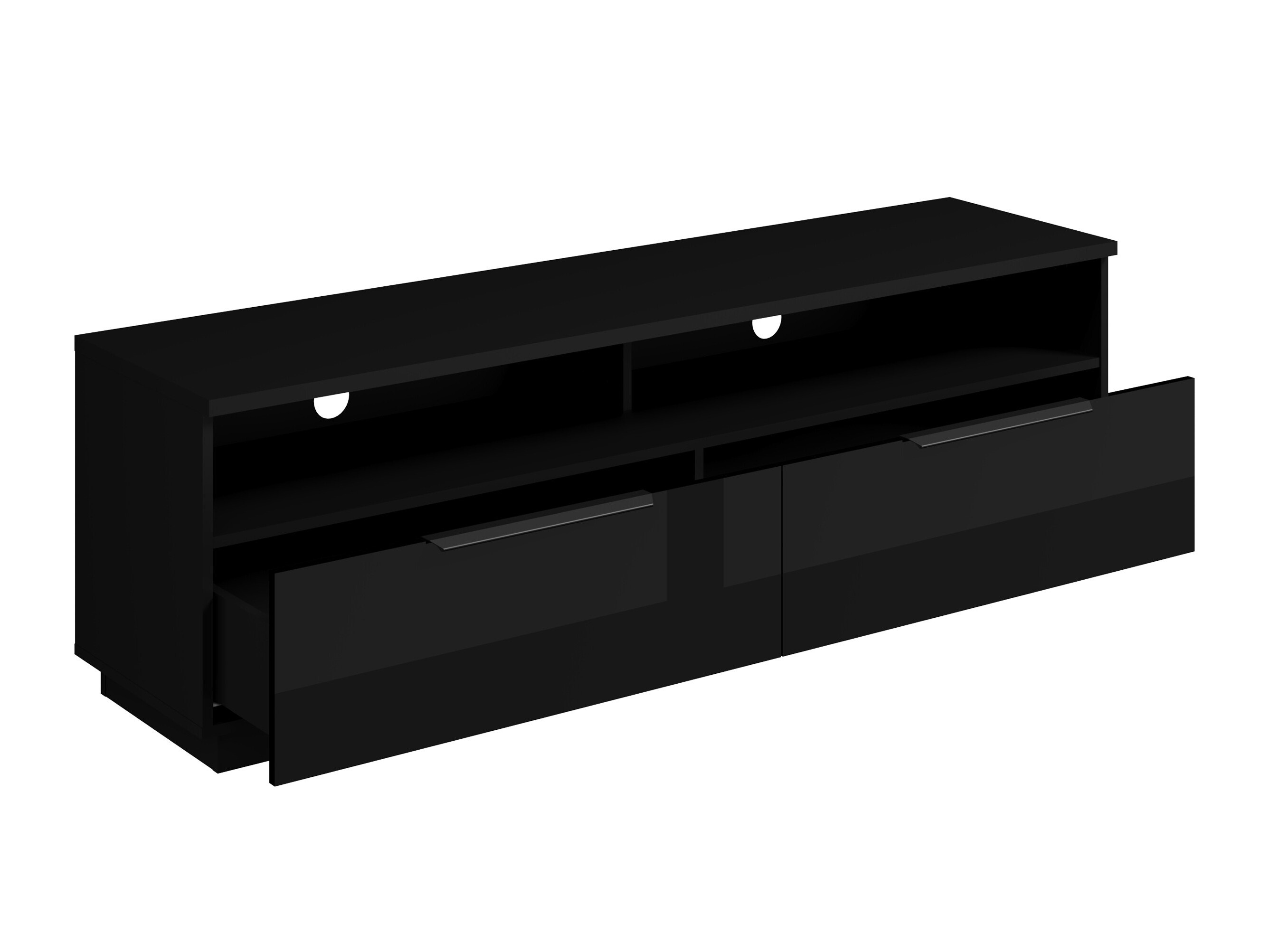 TV-bord Talevaro 103 (Sort + Blank sort)