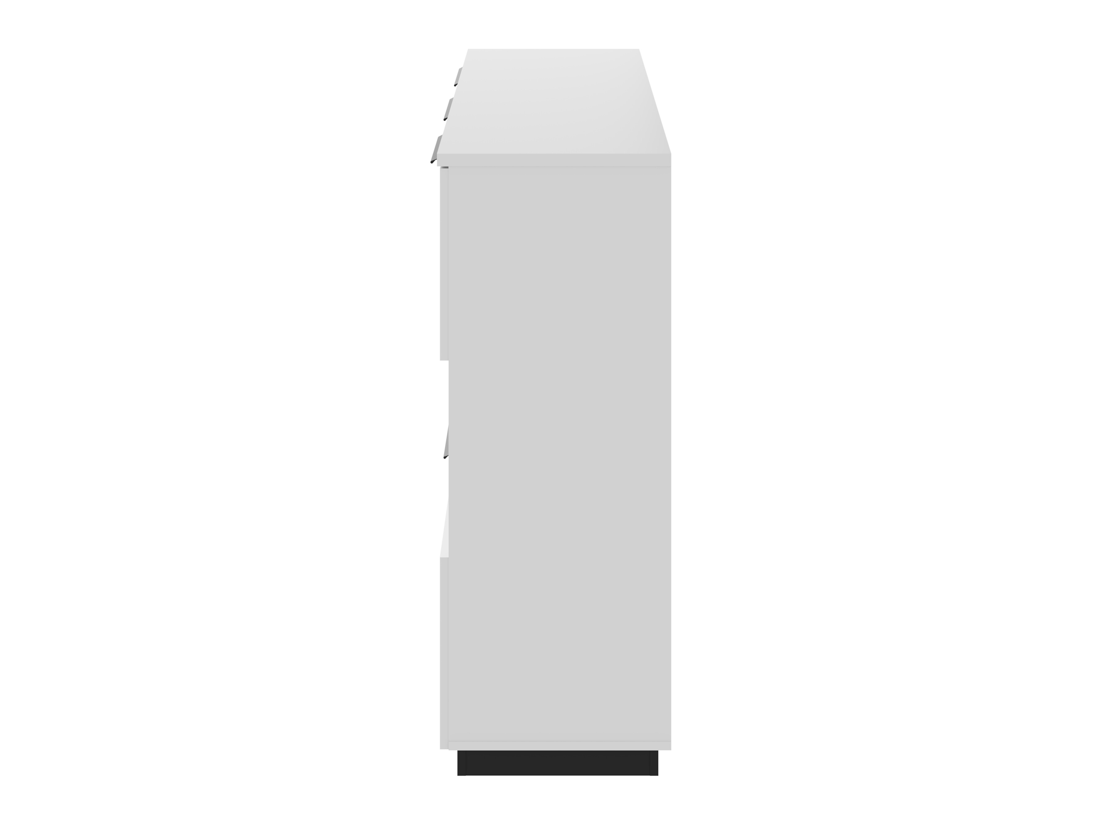 Kommode Talevaro 105 (Hvid + Glansfuld hvid)