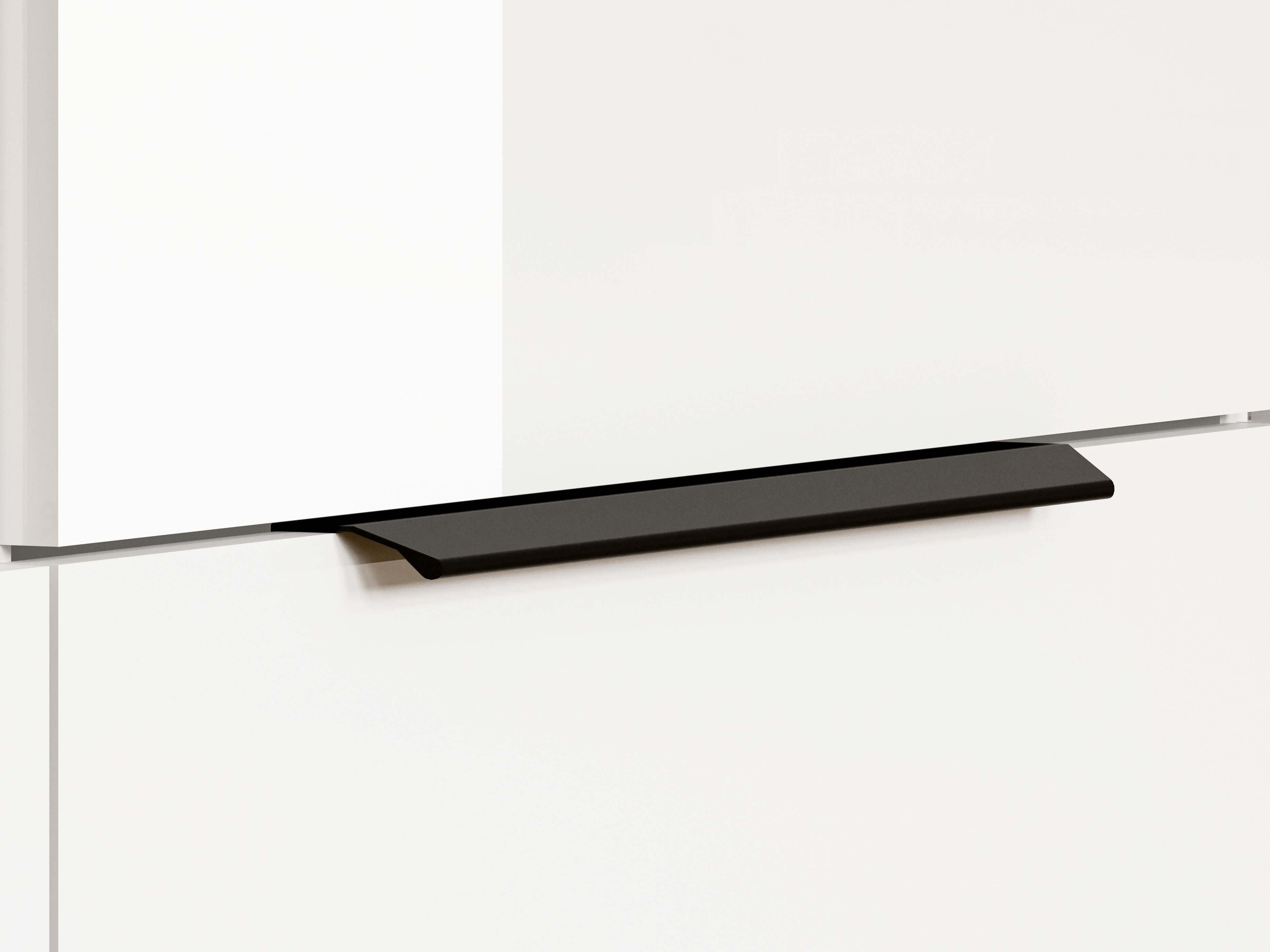 Kommode Talevaro 105 (Hvid + Glansfuld hvid)