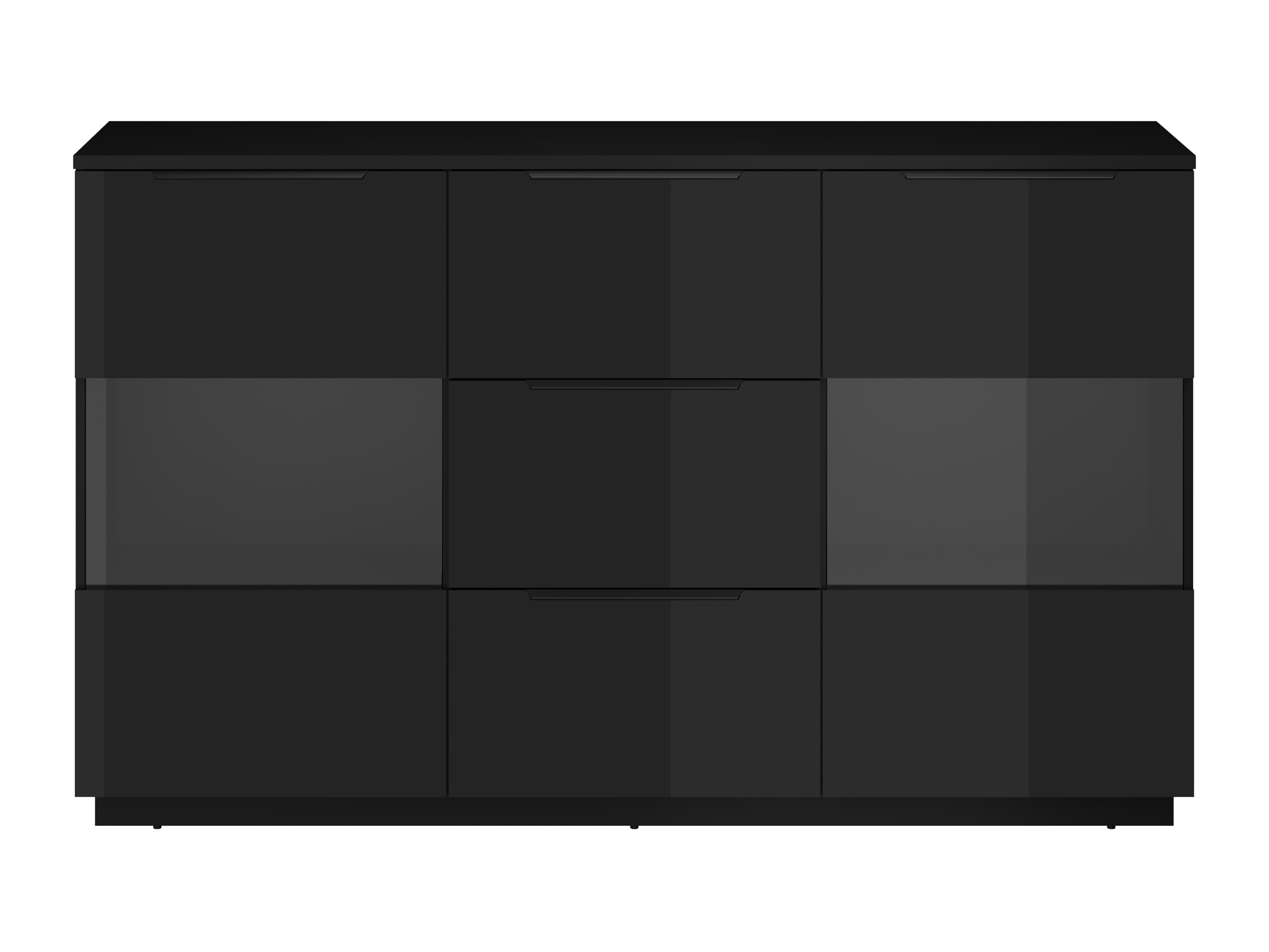 Kommode Talevaro 105 (Sort + Blank sort)