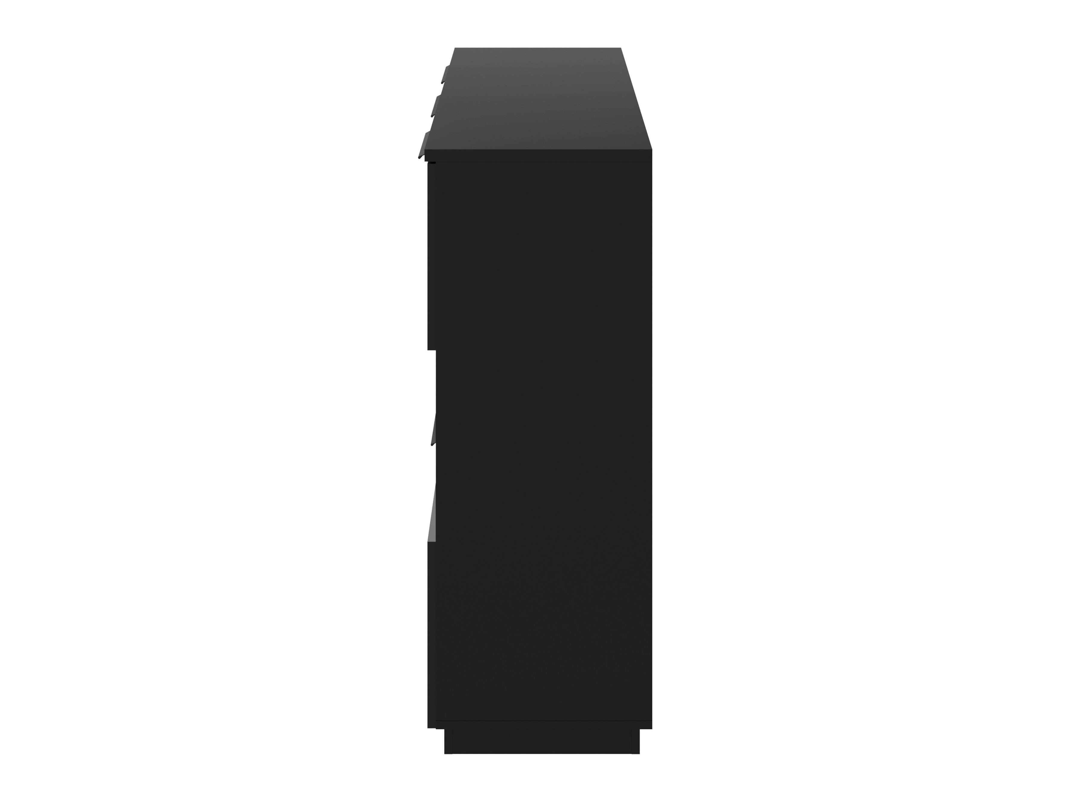Kommode Talevaro 105 (Sort + Blank sort)