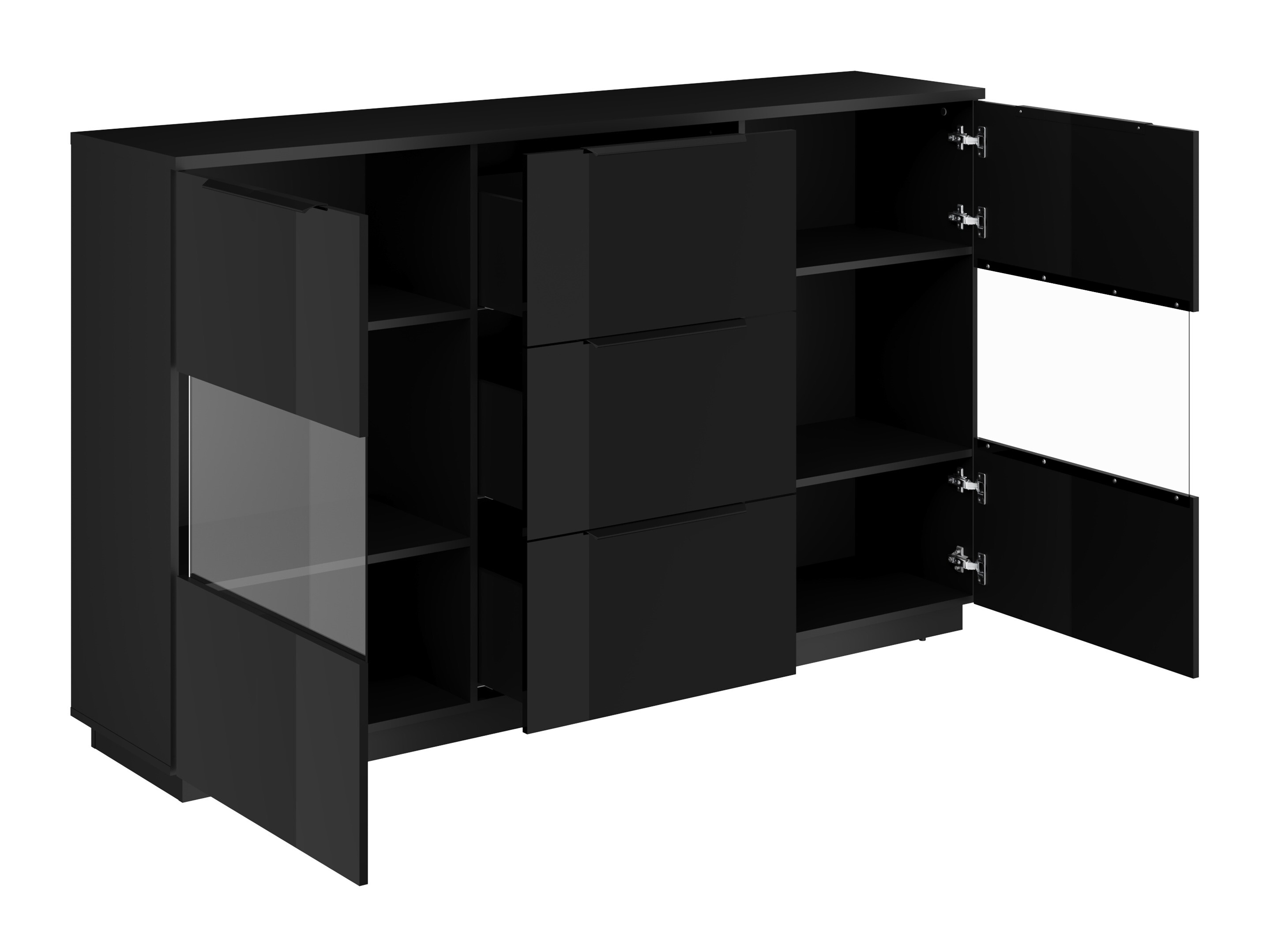 Kommode Talevaro 105 (Sort + Blank sort)