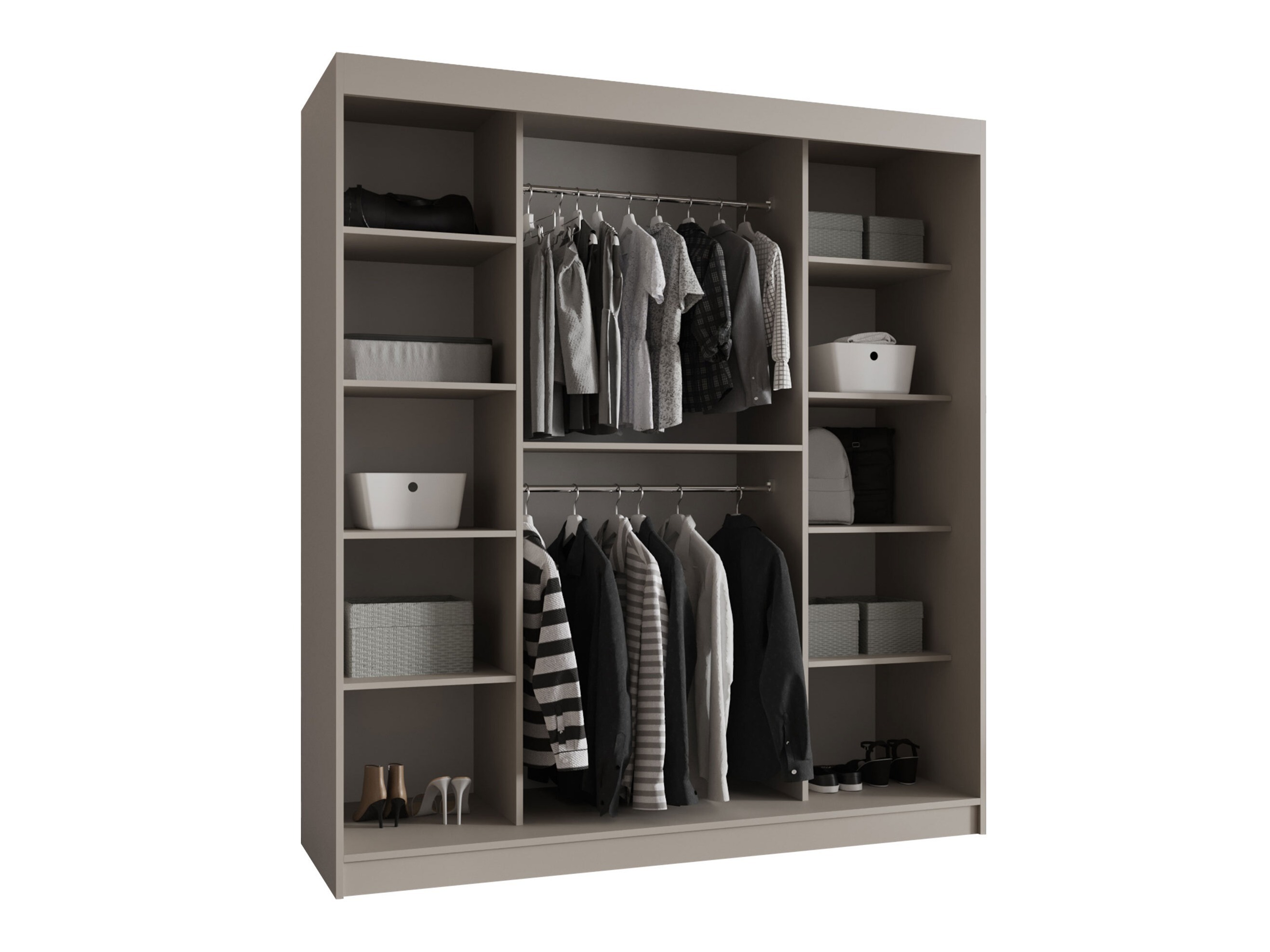 Garderobeskab Hartford 529 (Sort)