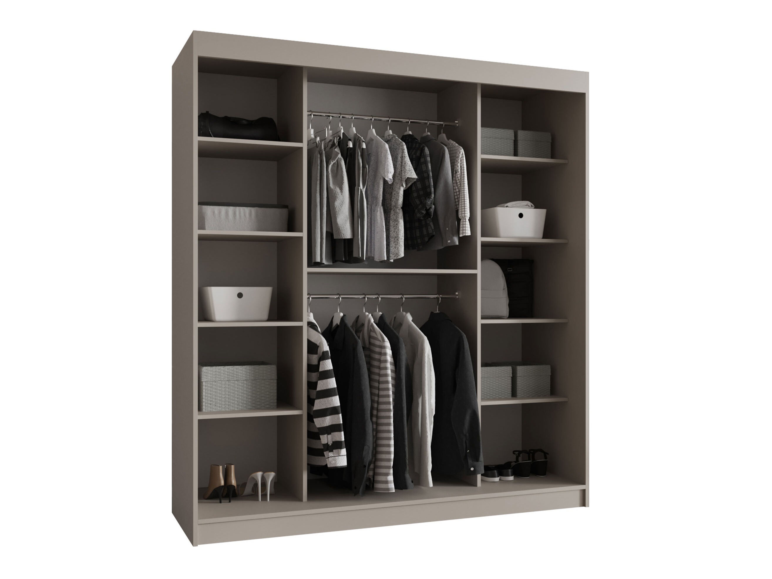Garderobeskab Hartford 529 (Sort)
