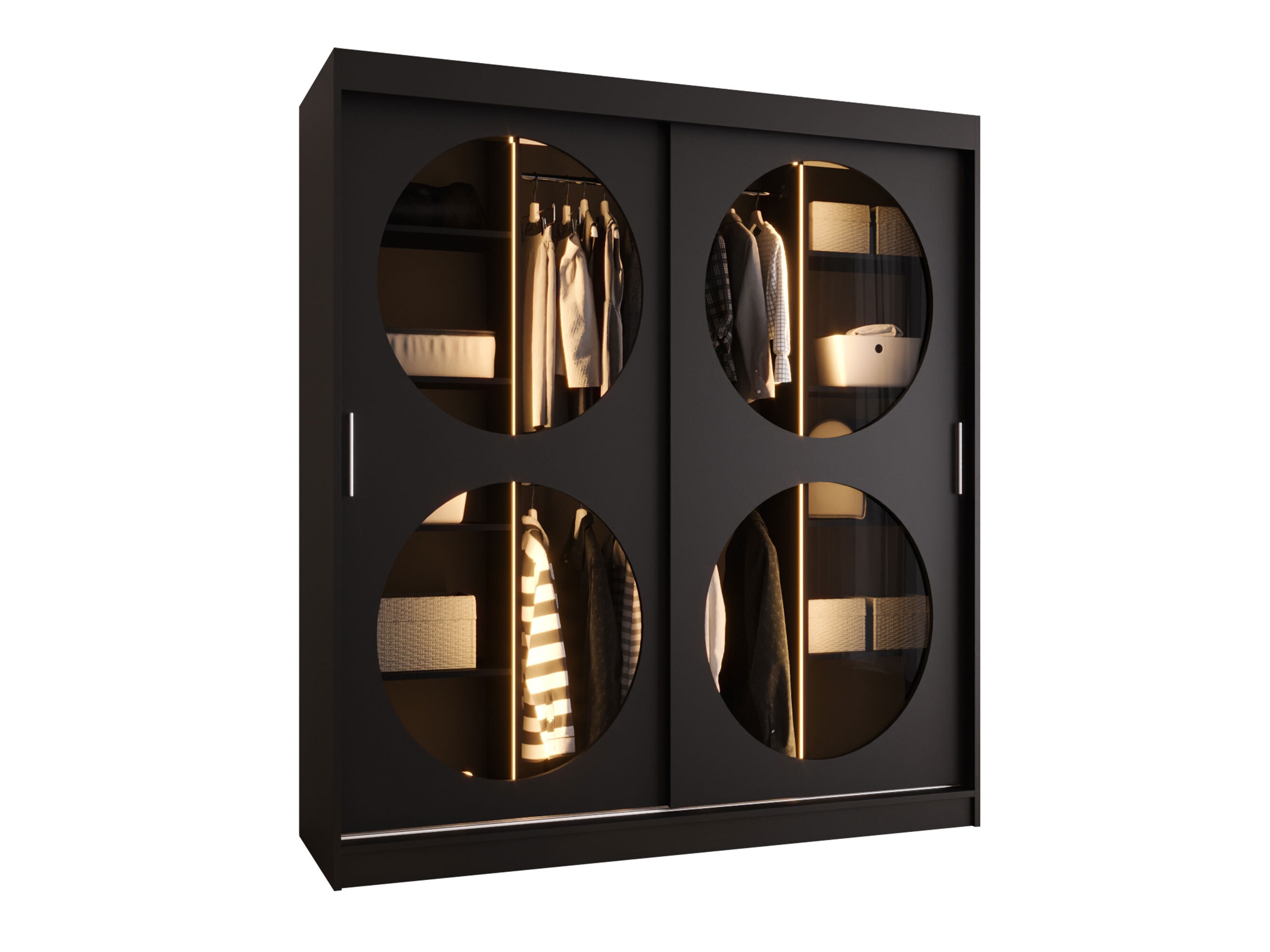 Garderobeskab Hartford 529 (Sort)