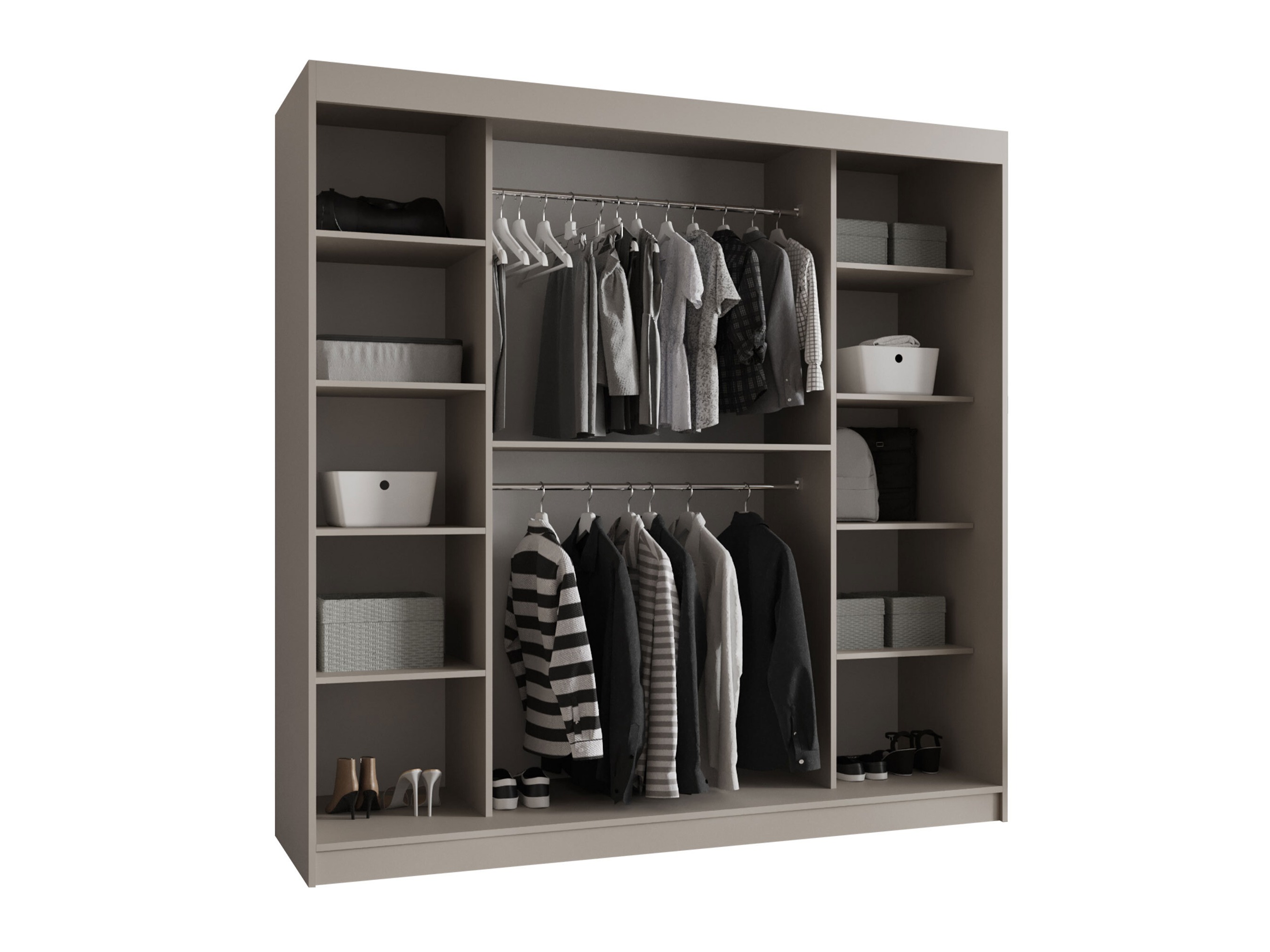 Garderobeskab Hartford 531 (Sort)