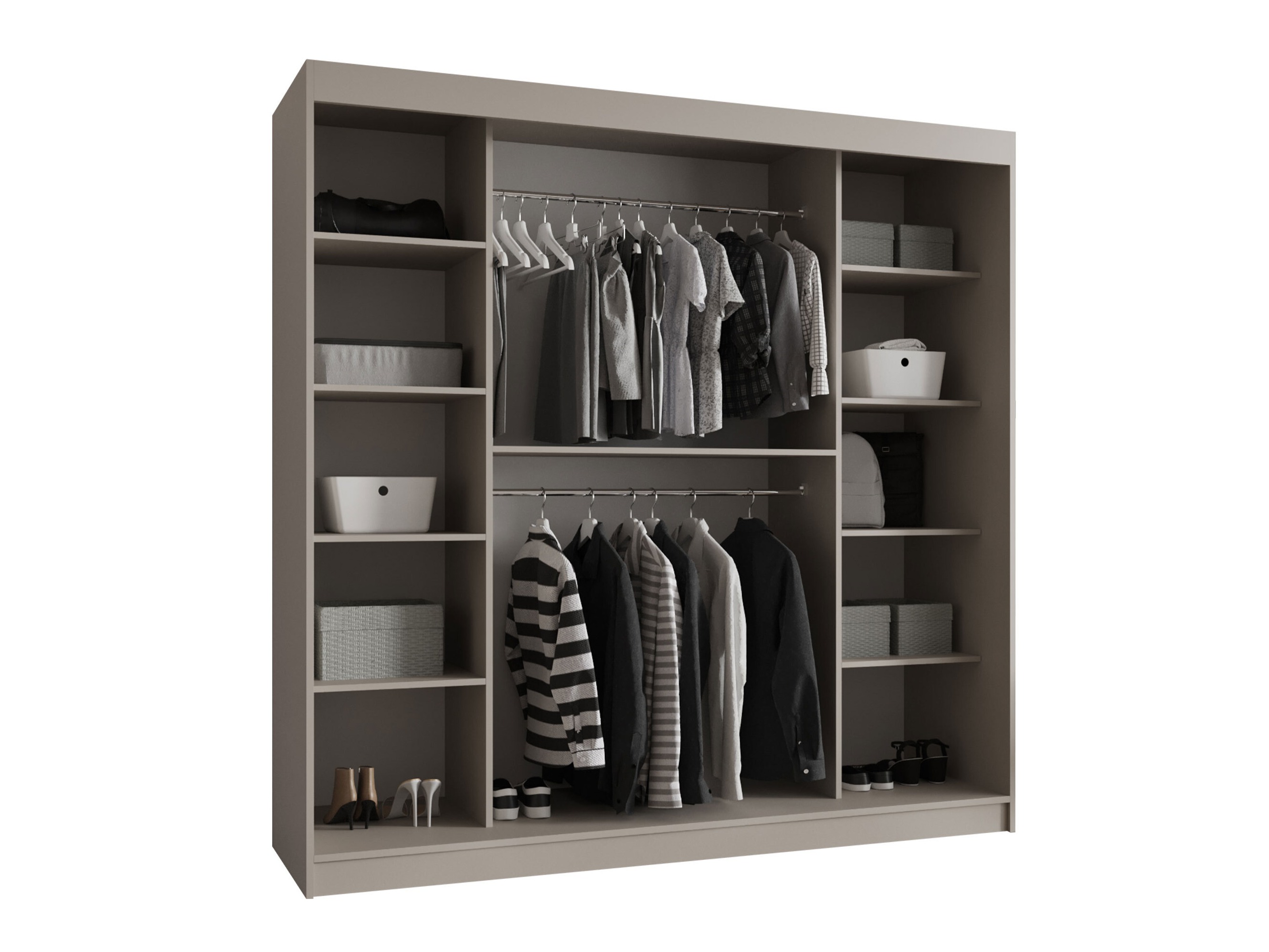 Garderobeskab Hartford 531 (Sort)