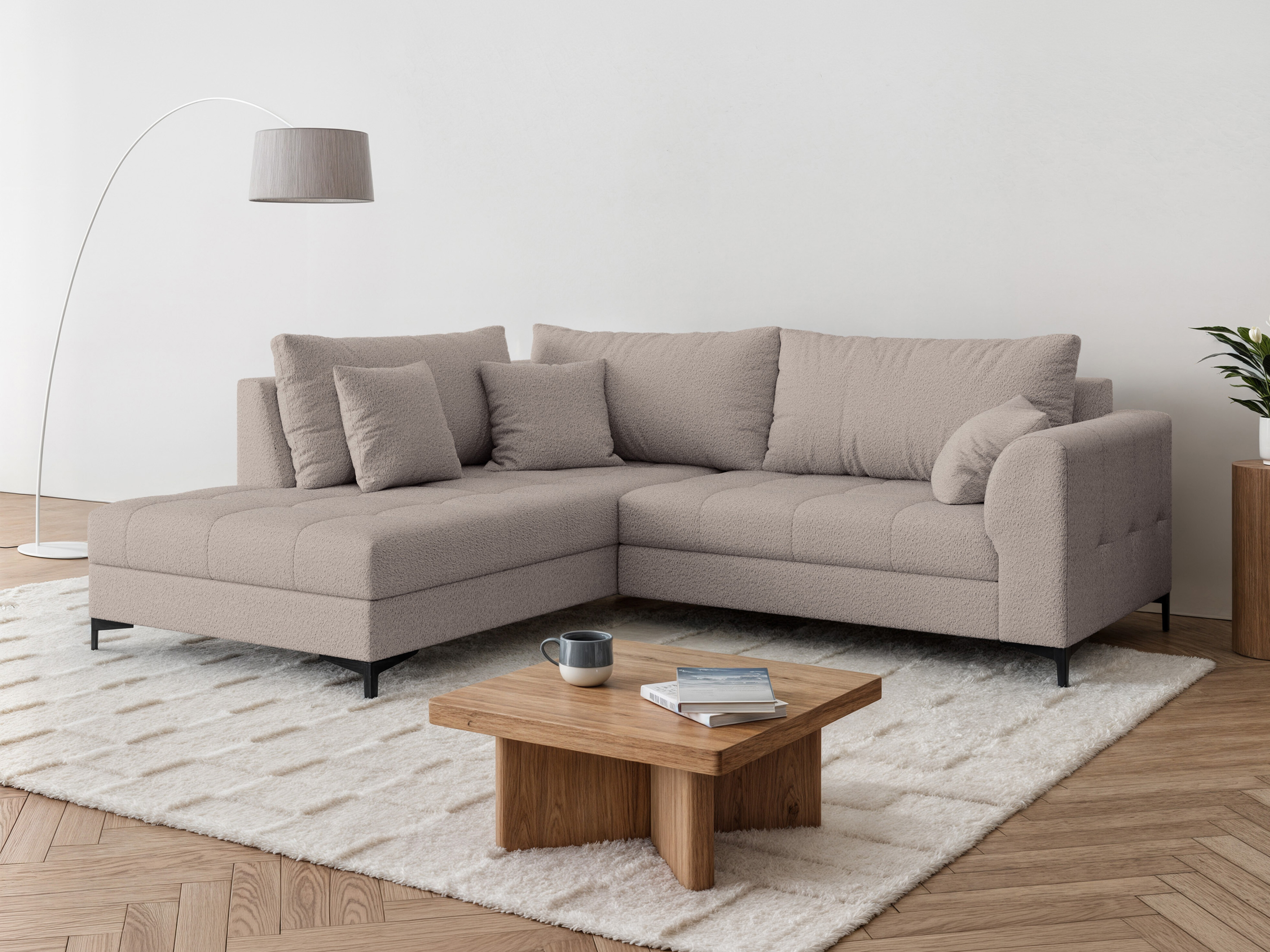 Hjørnesofa Rocklin 233 (Coral 50)