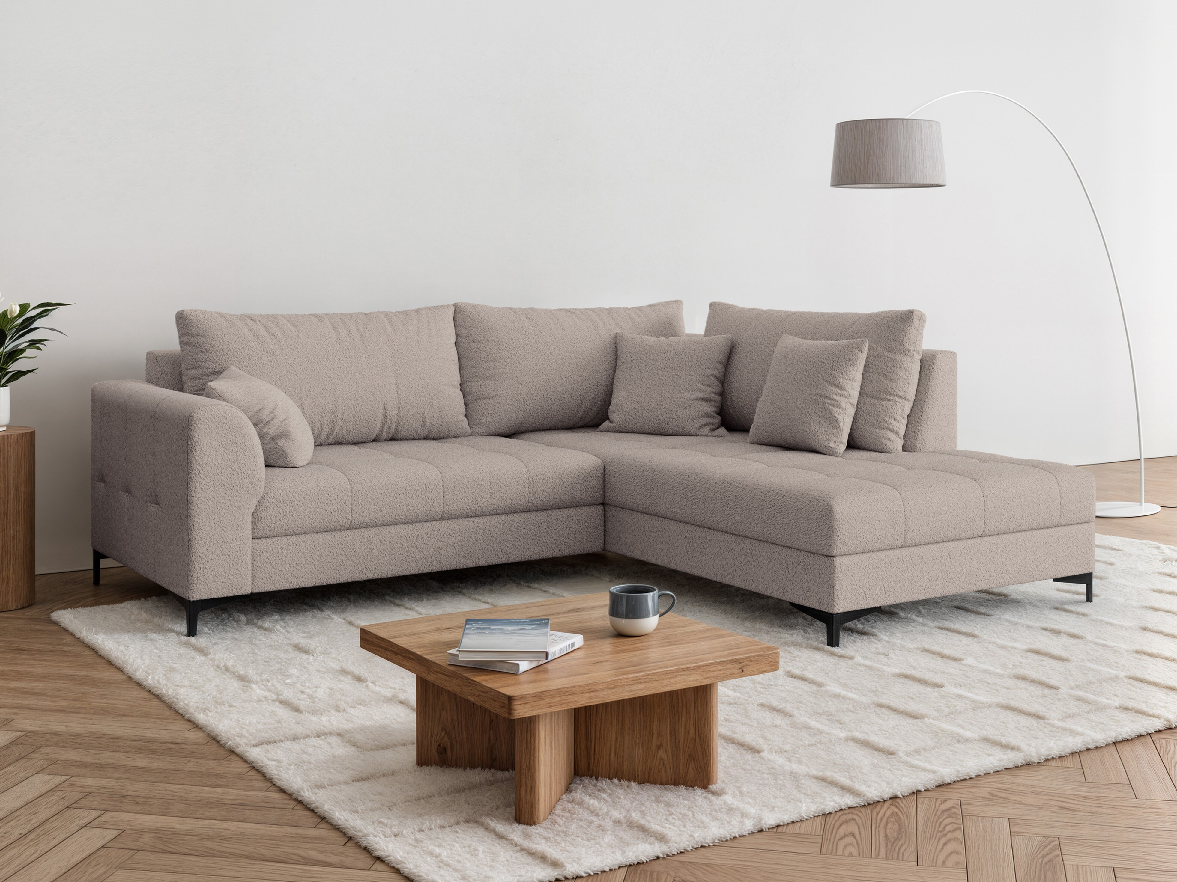 Hjørnesofa Rocklin 233 (Coral 50)