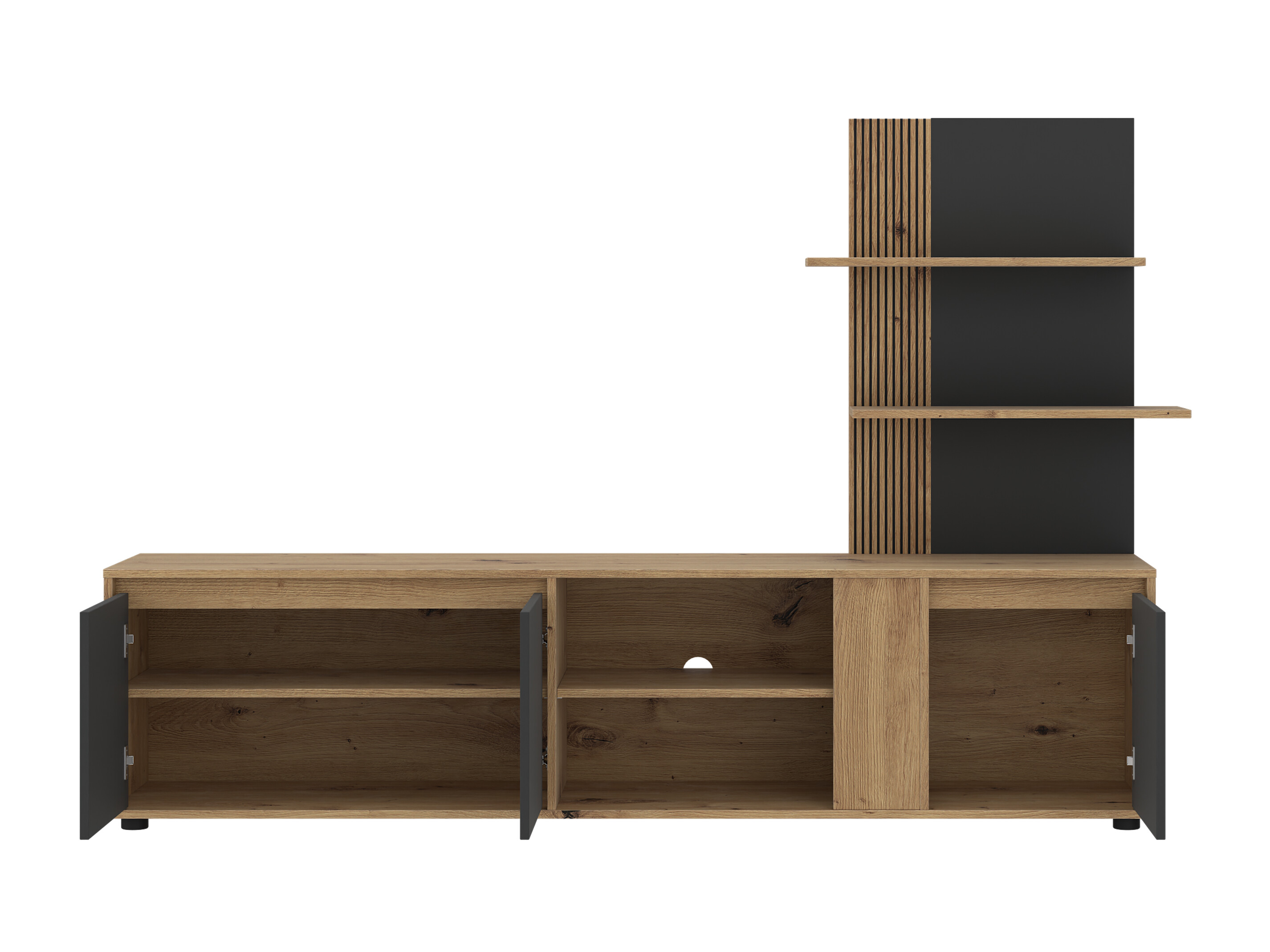 TV-bord Torcavi 101 (Antracit + Artisan eg)
