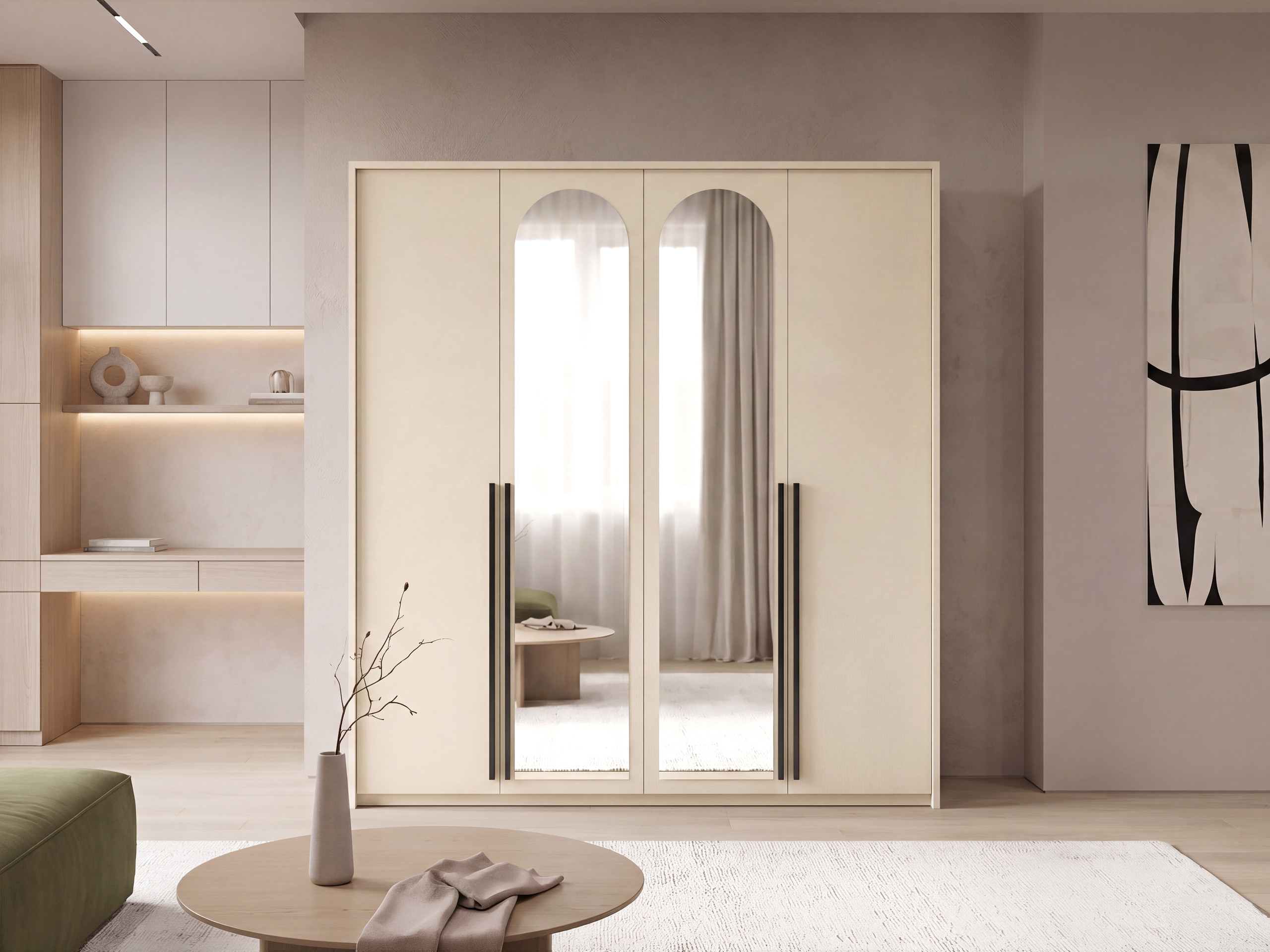 Garderobeskab Honolulu 285 (Beige)