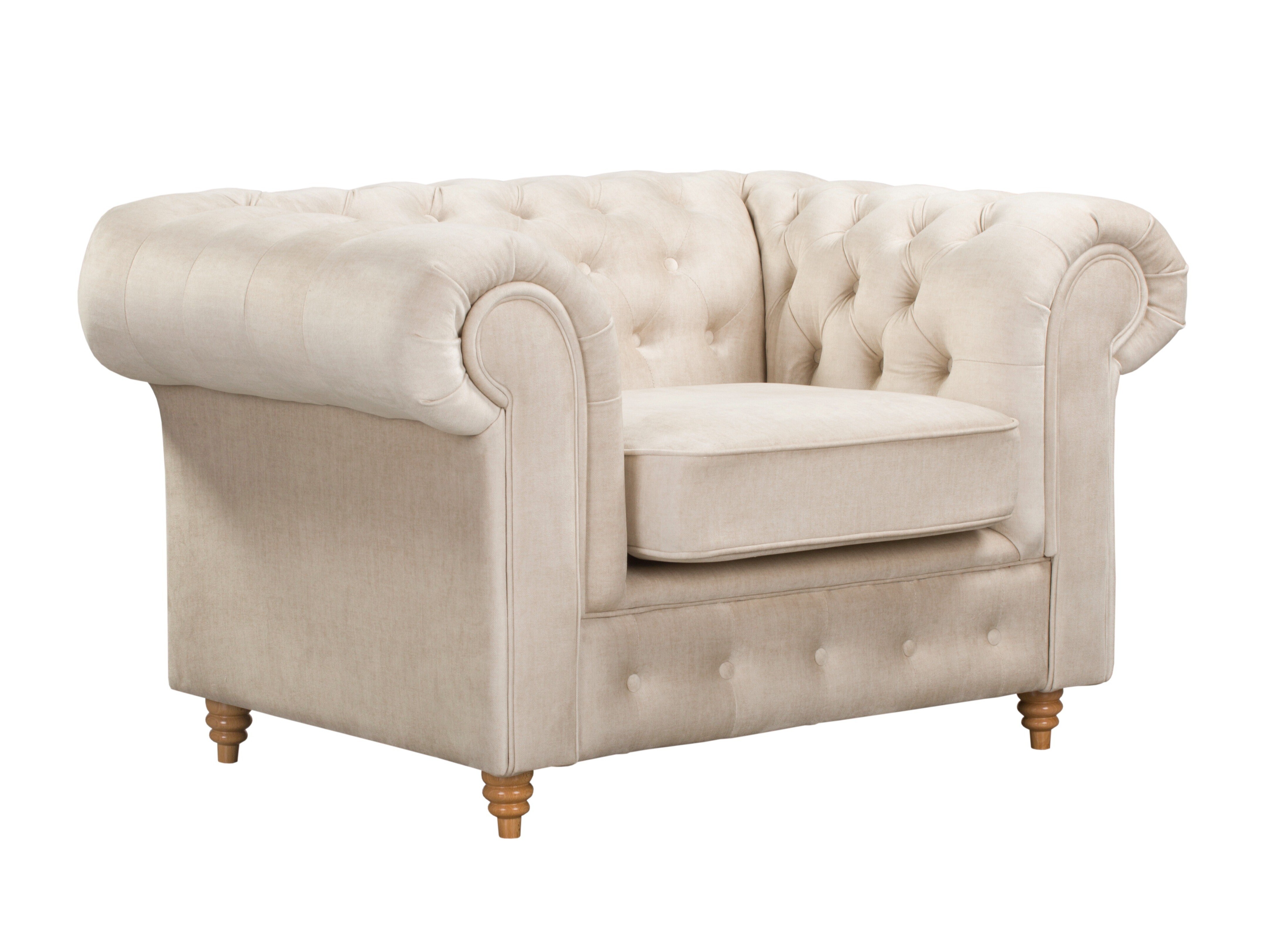 Chesterfield lænestol Elitala 102 (Vogue 01)