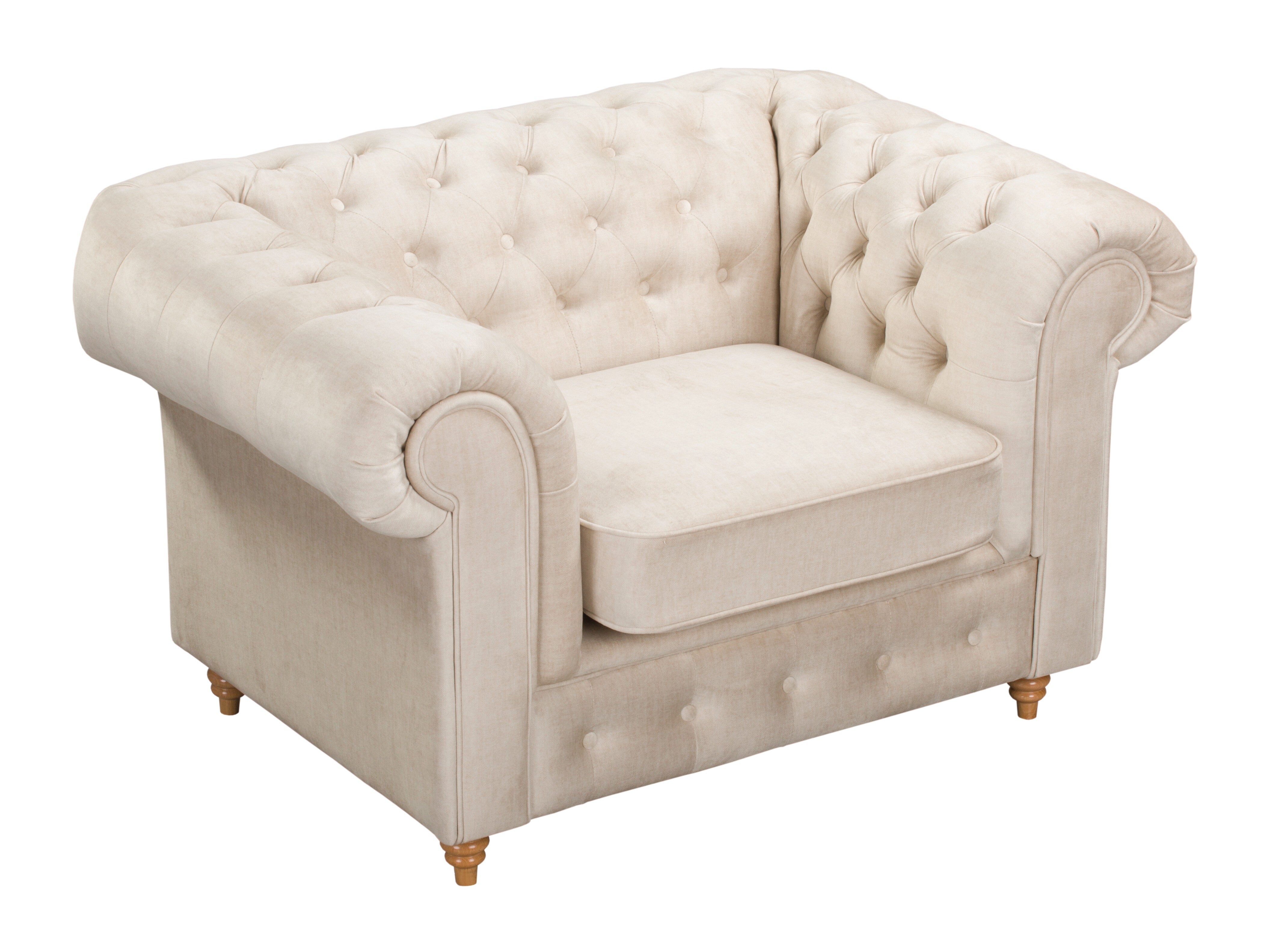 Chesterfield lænestol Elitala 102 (Vogue 01)