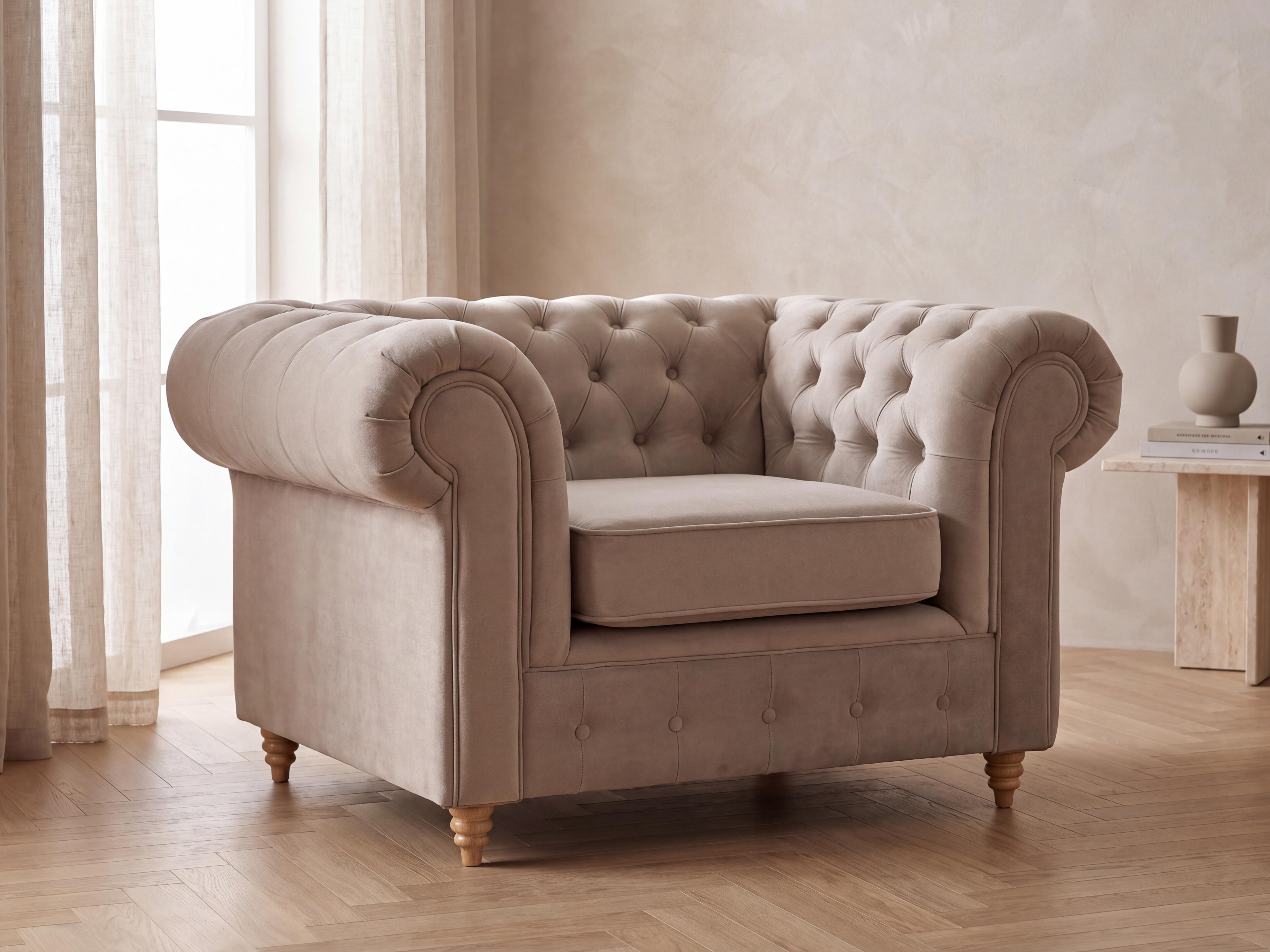 Chesterfield lænestol Elitala 102 (Vogue 04)