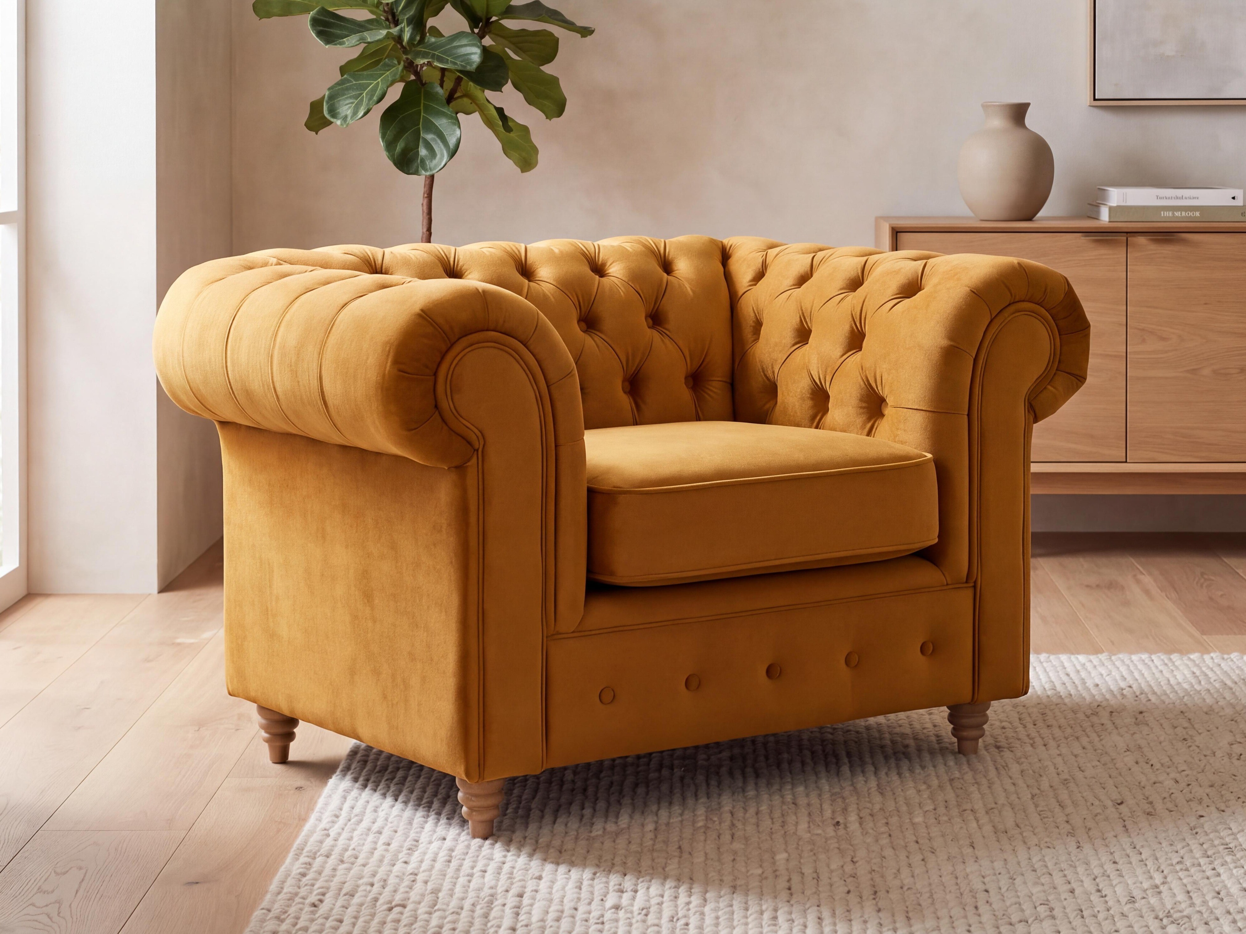 Chesterfield lænestol Elitala 102 (Vogue 09)