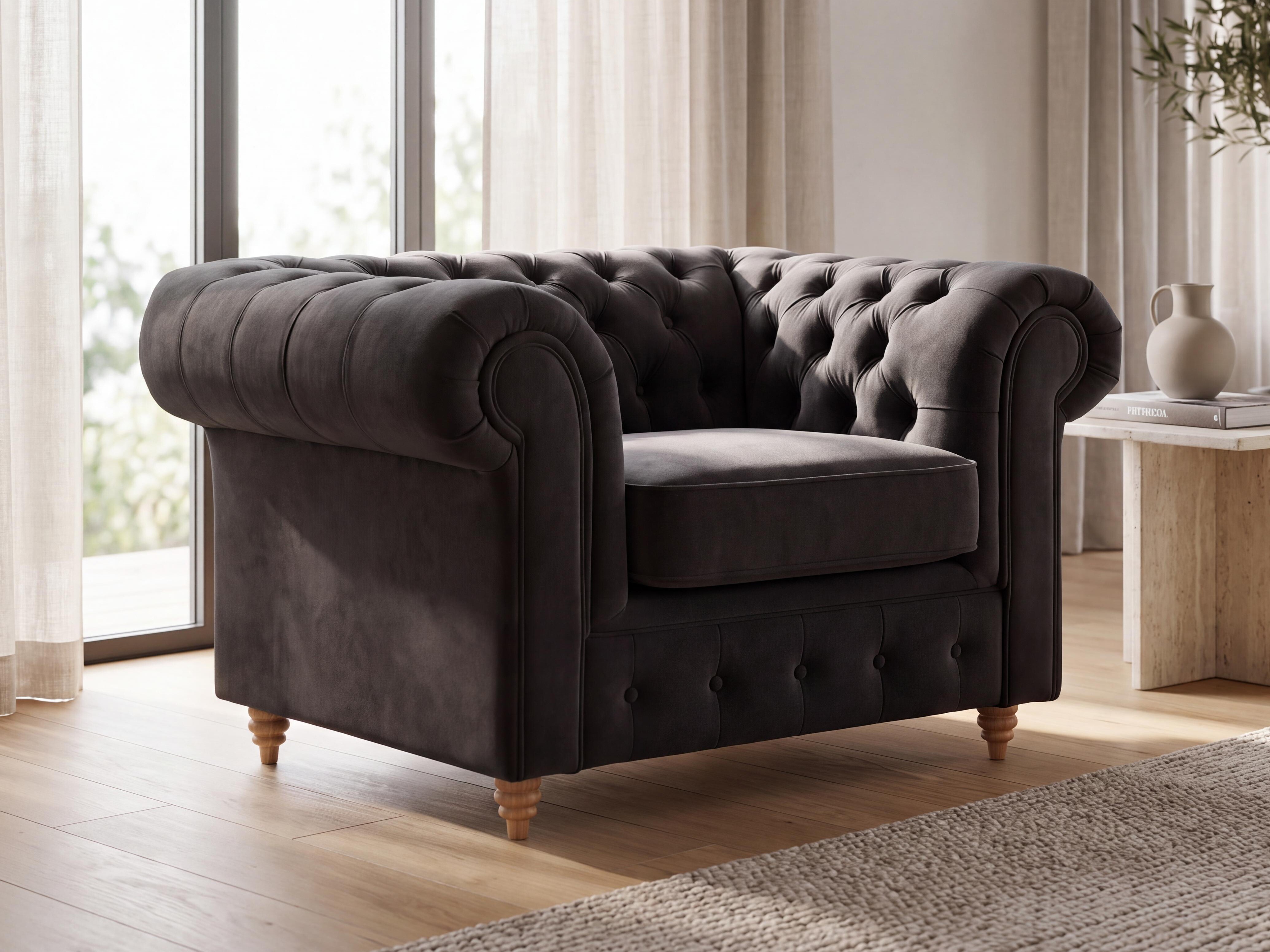 Chesterfield lænestol Elitala 102 (Vogue 17)