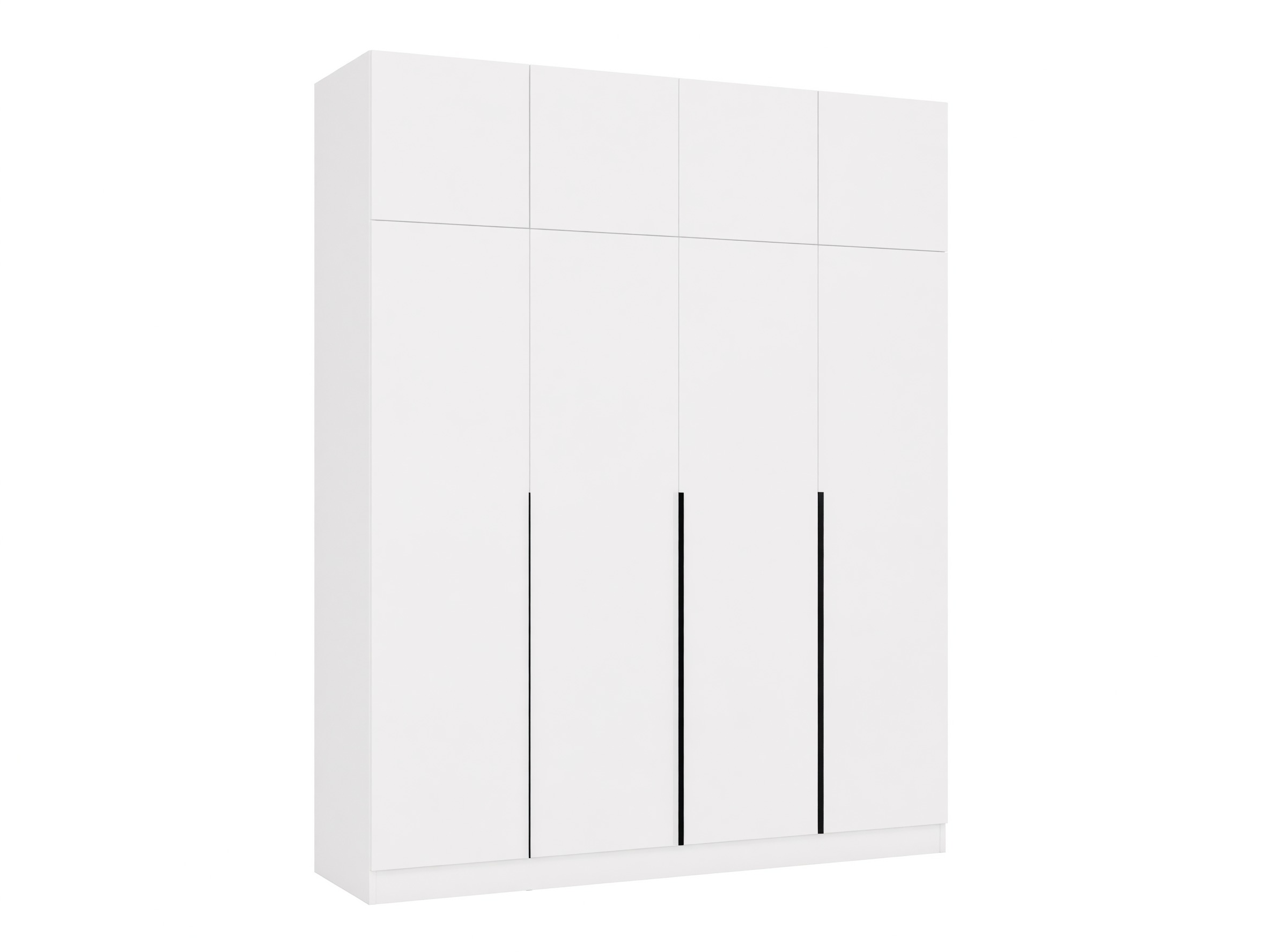 Garderobeskab Mandeville 400 (Hvid + Sort)