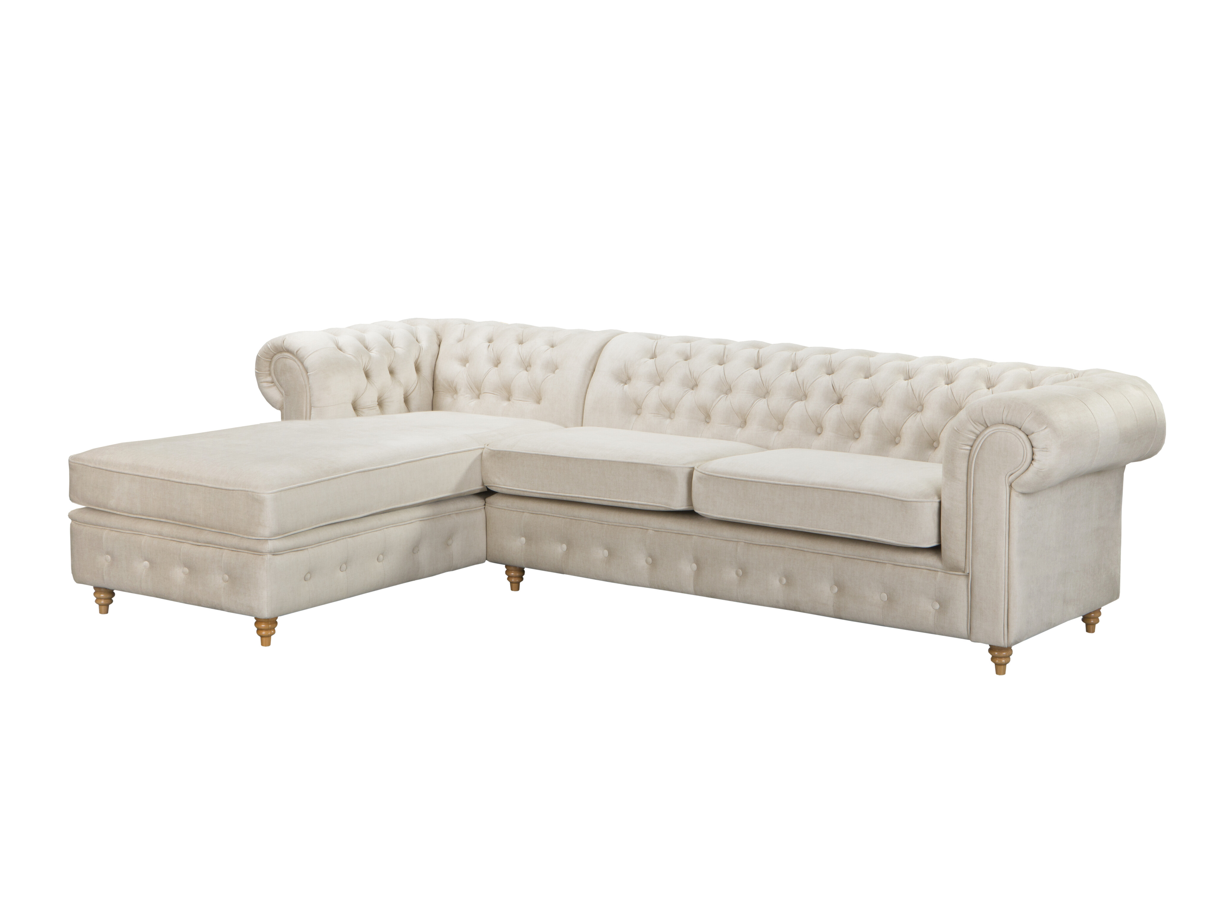 Chesterfield hjørnesofa Elitala 110 (Vogue 01)