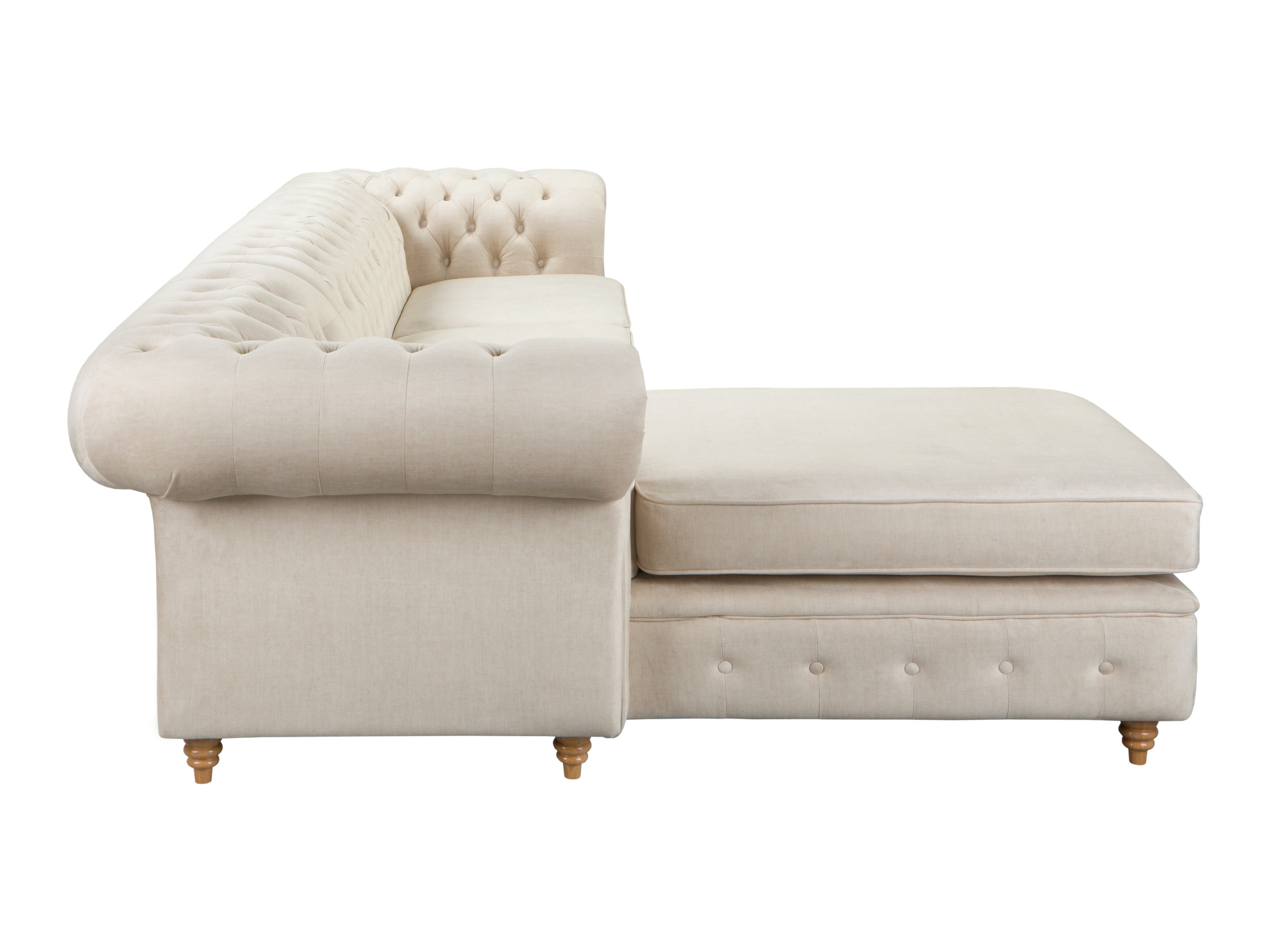 Chesterfield hjørnesofa Elitala 110 (Vogue 01)