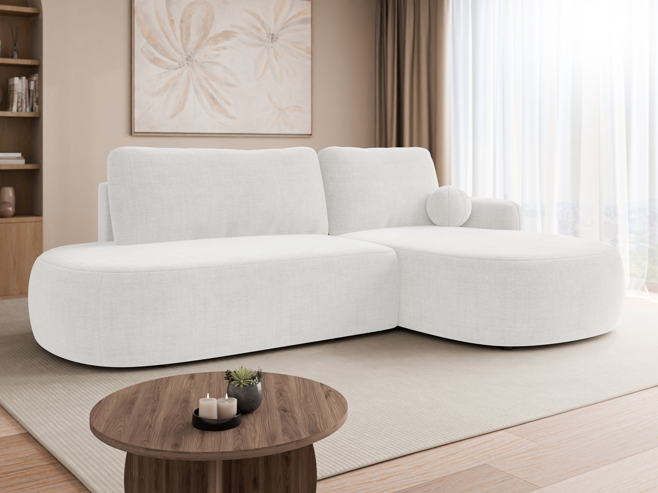 Hjørnesofa Comfivo Popis I (Gylden 01)