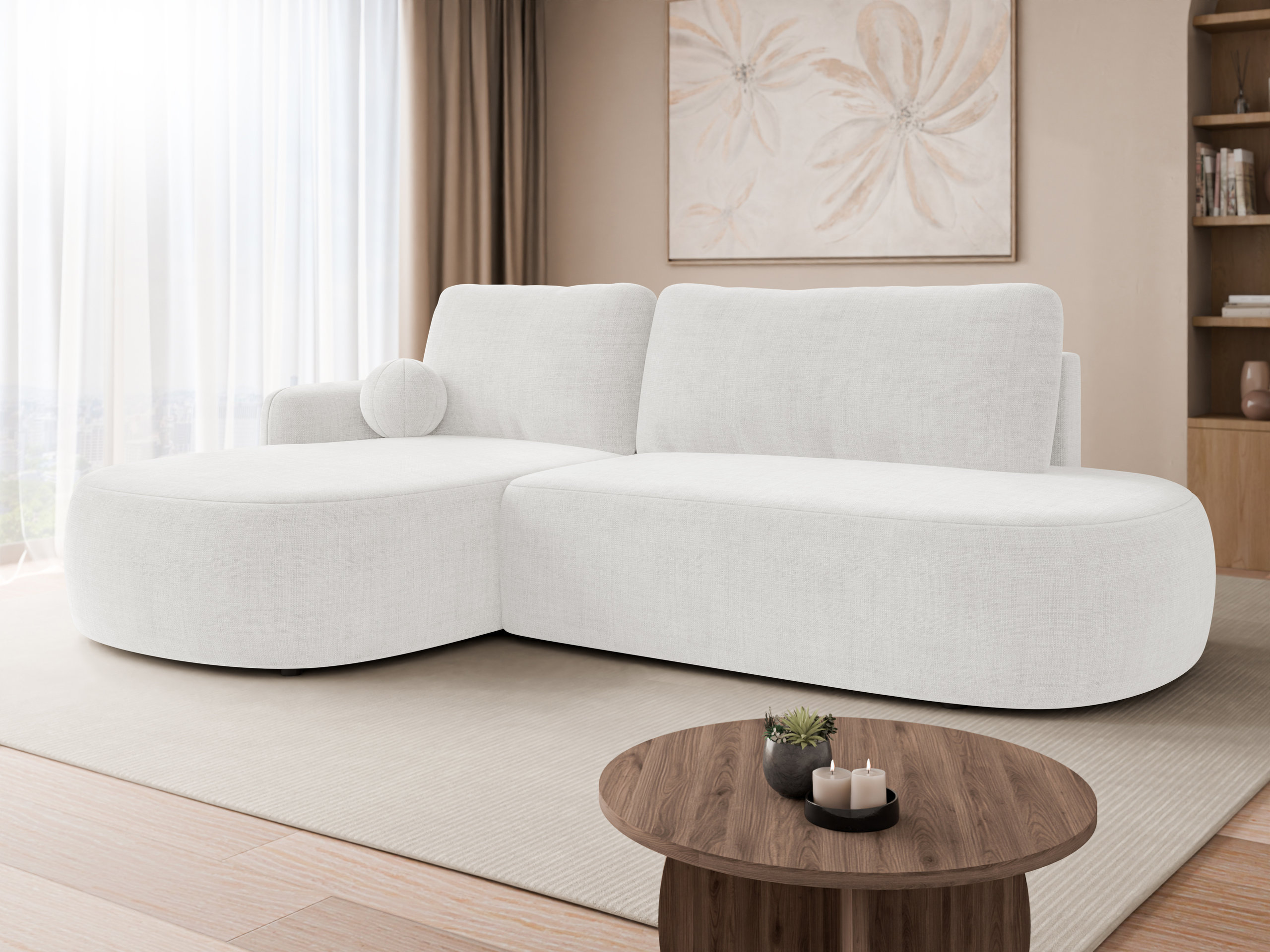 Hjørnesofa Comfivo Popis I (Gylden 01)