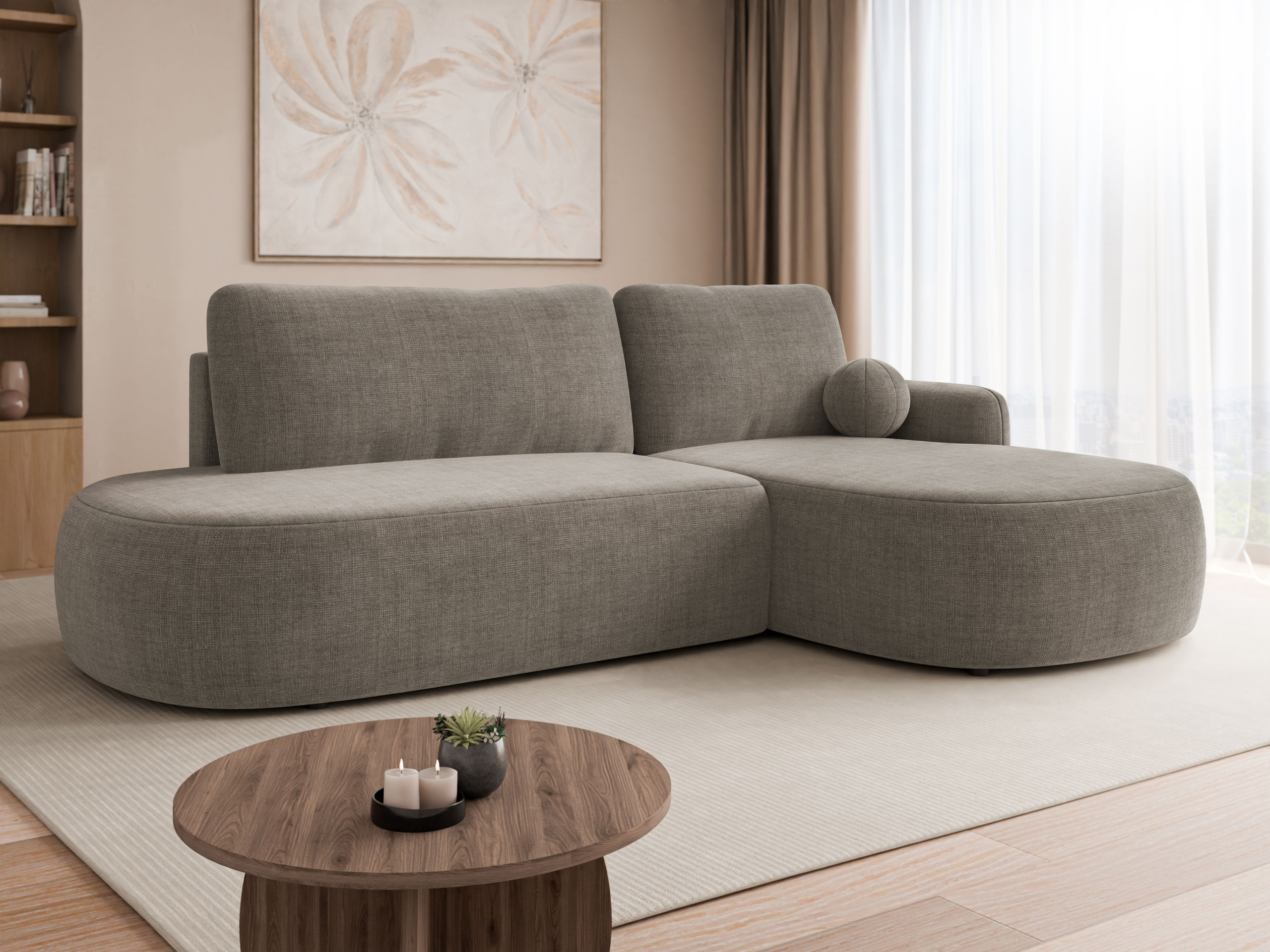 Hjørnesofa Comfivo Popis I (Gylden 26)