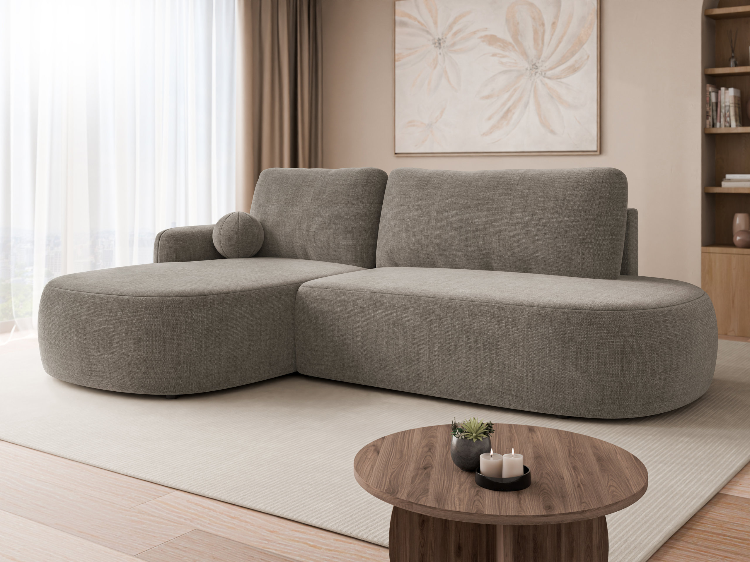 Hjørnesofa Comfivo Popis I (Gylden 26)