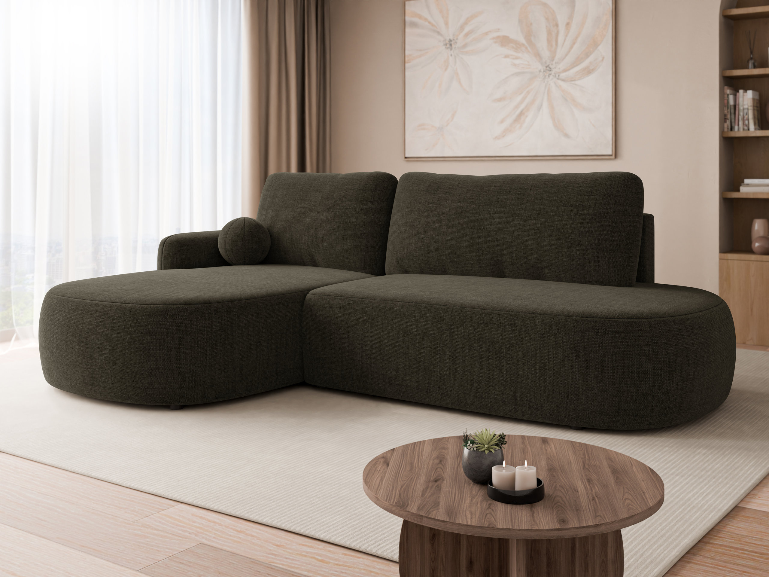 Hjørnesofa Comfivo Popis I (Gylden 29)