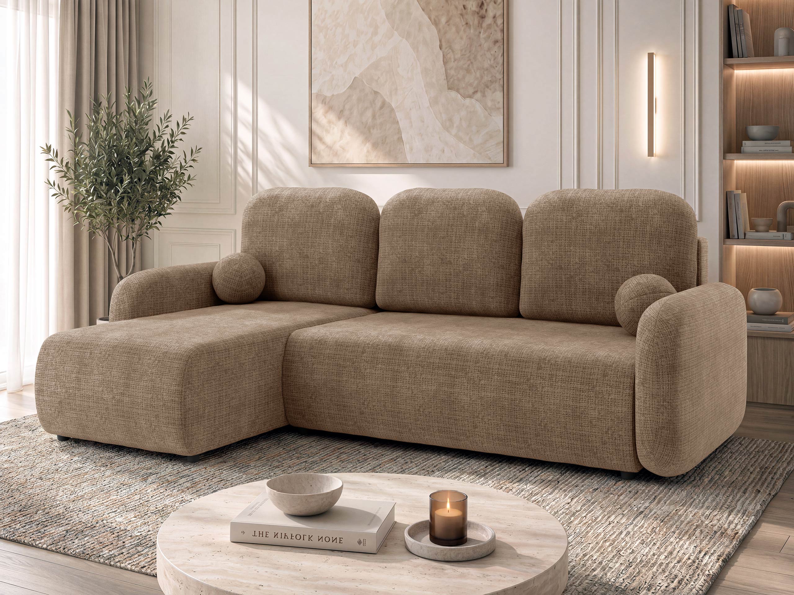 Hjørnesofa Comfivo Sellos (Crem 18)
