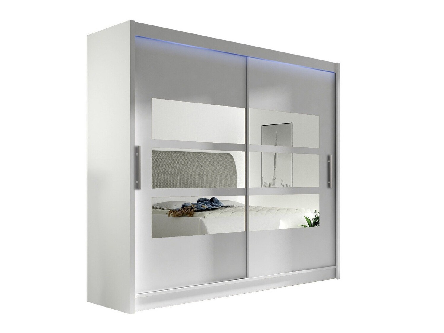 Garderobeskab Closico Pallor III (Hvid)