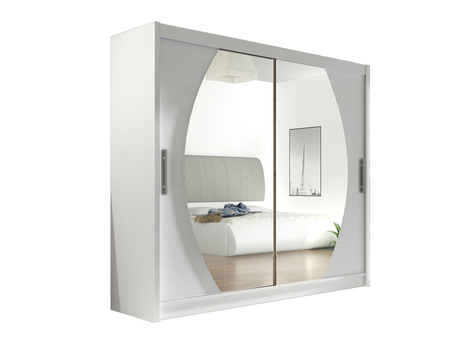 Garderobeskab Closico Pallor IV (Hvid)